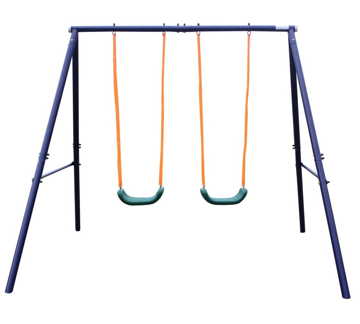 Columpio de dos estaciones para niños.