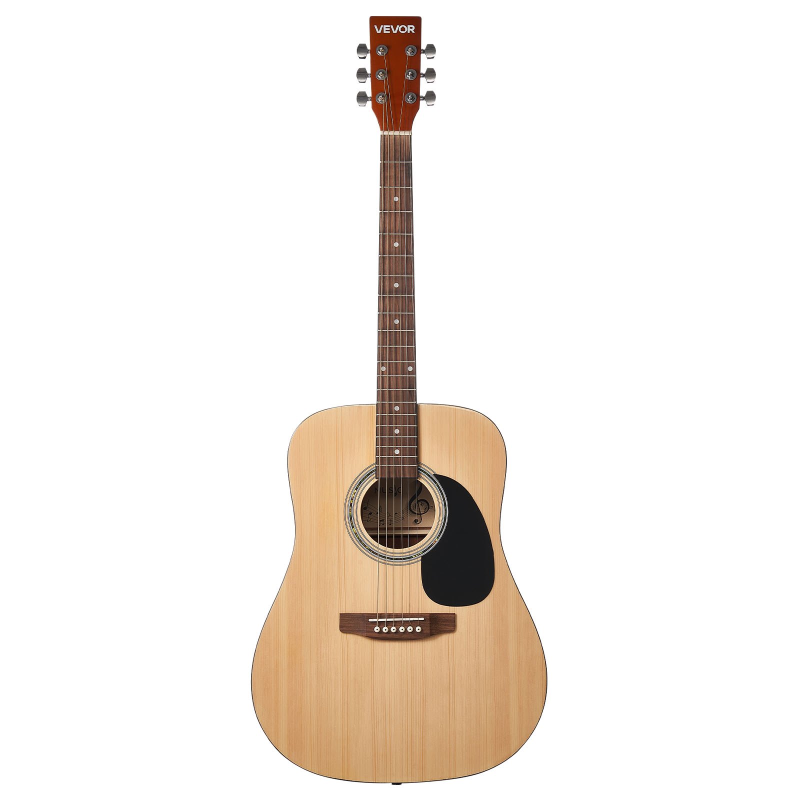 Guitarra acústica Dreadnought de 41 pulgadas, 6 cuerdas, tapa de abeto, para adultos