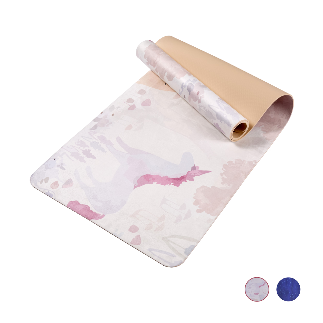 Colchoneta de yoga profesional de TPE, 72 x 24 pulgadas, antideslizante