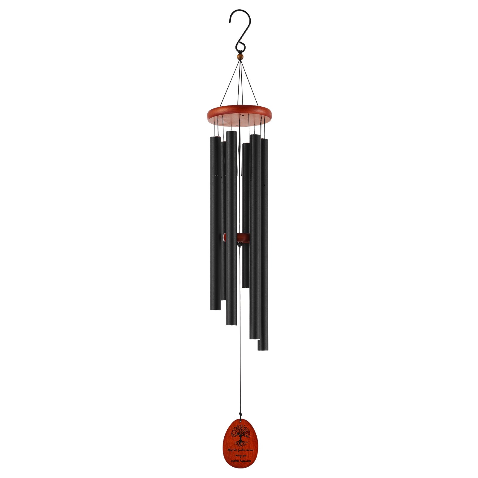 Campanas de viento para exterior de aluminio 41 pulgadas, tono profundo