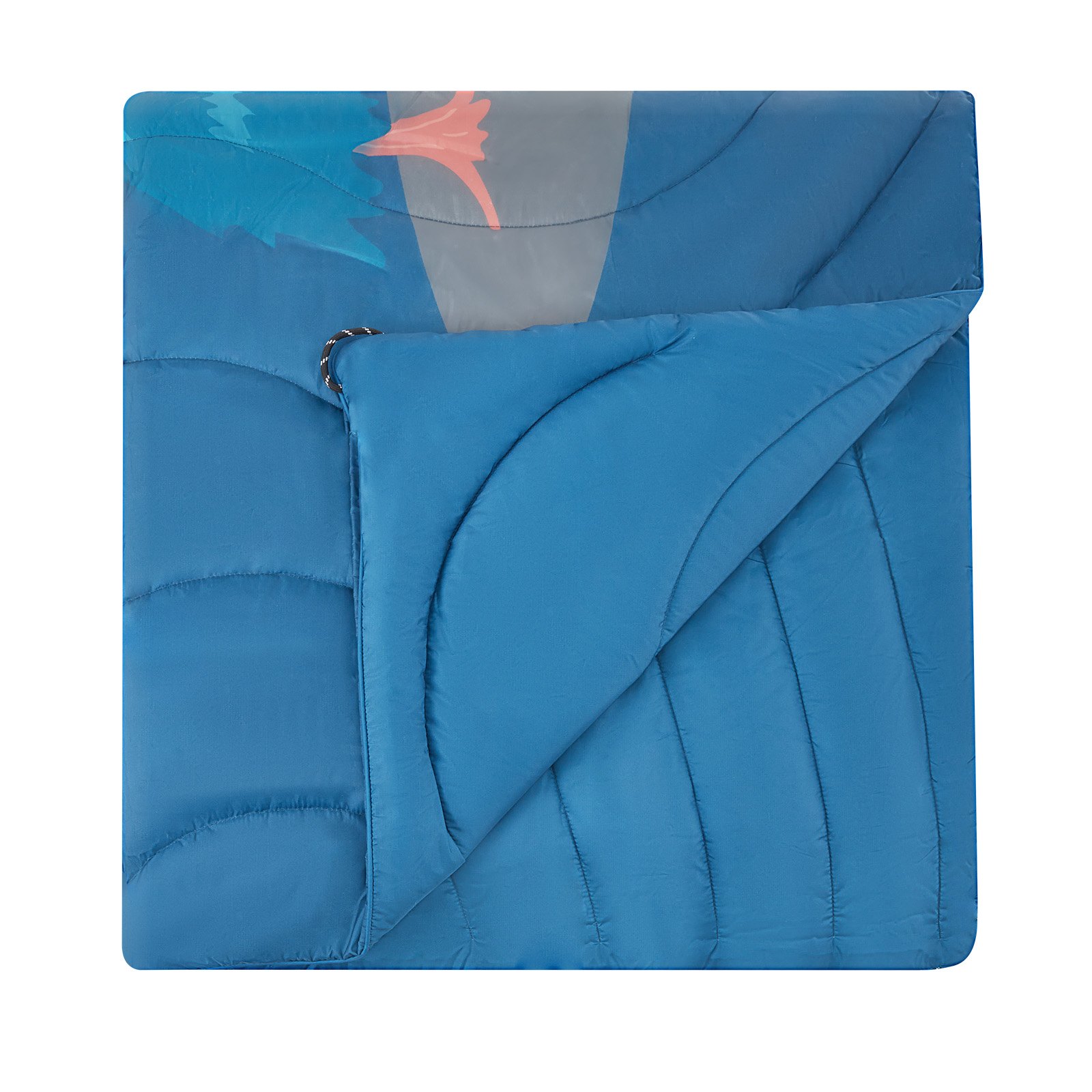 Manta de camping grande, 75 x 52 pulgadas, impermeable, cortavientos, poliéster, estampada