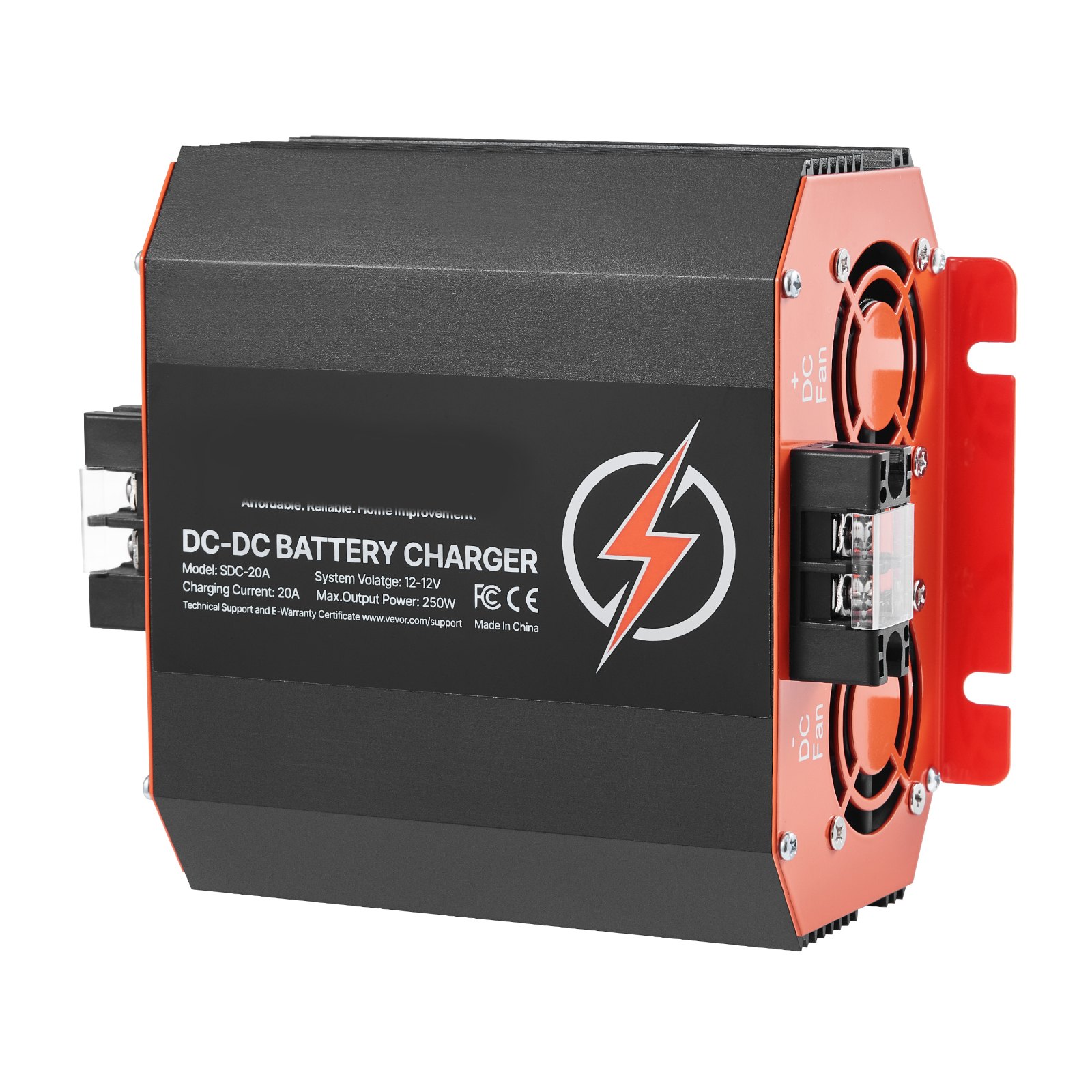 12V 20A DC To DC Charger Battery Charger 250W For Lead-Acid And Lithium AGM GEL