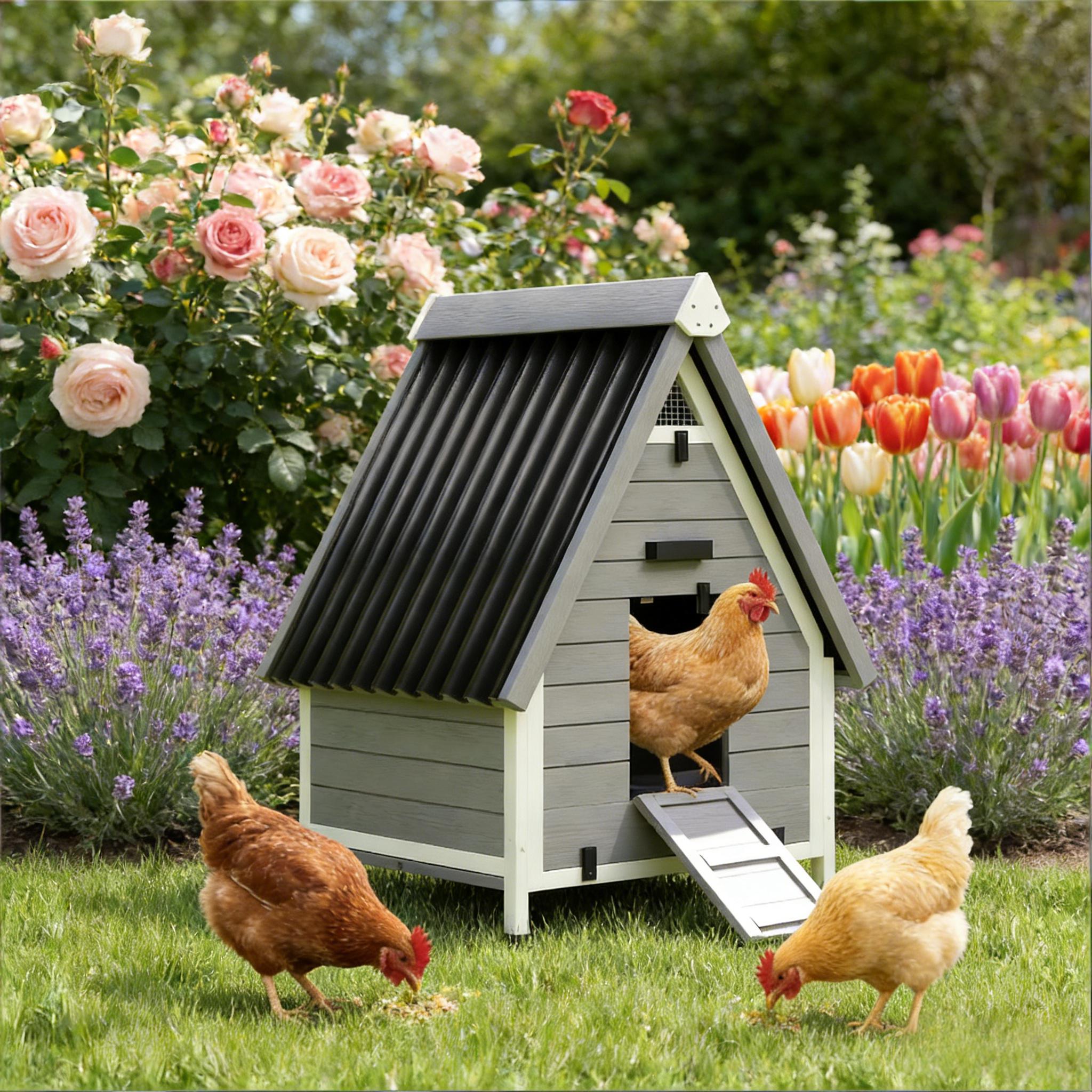 Gallinero de madera