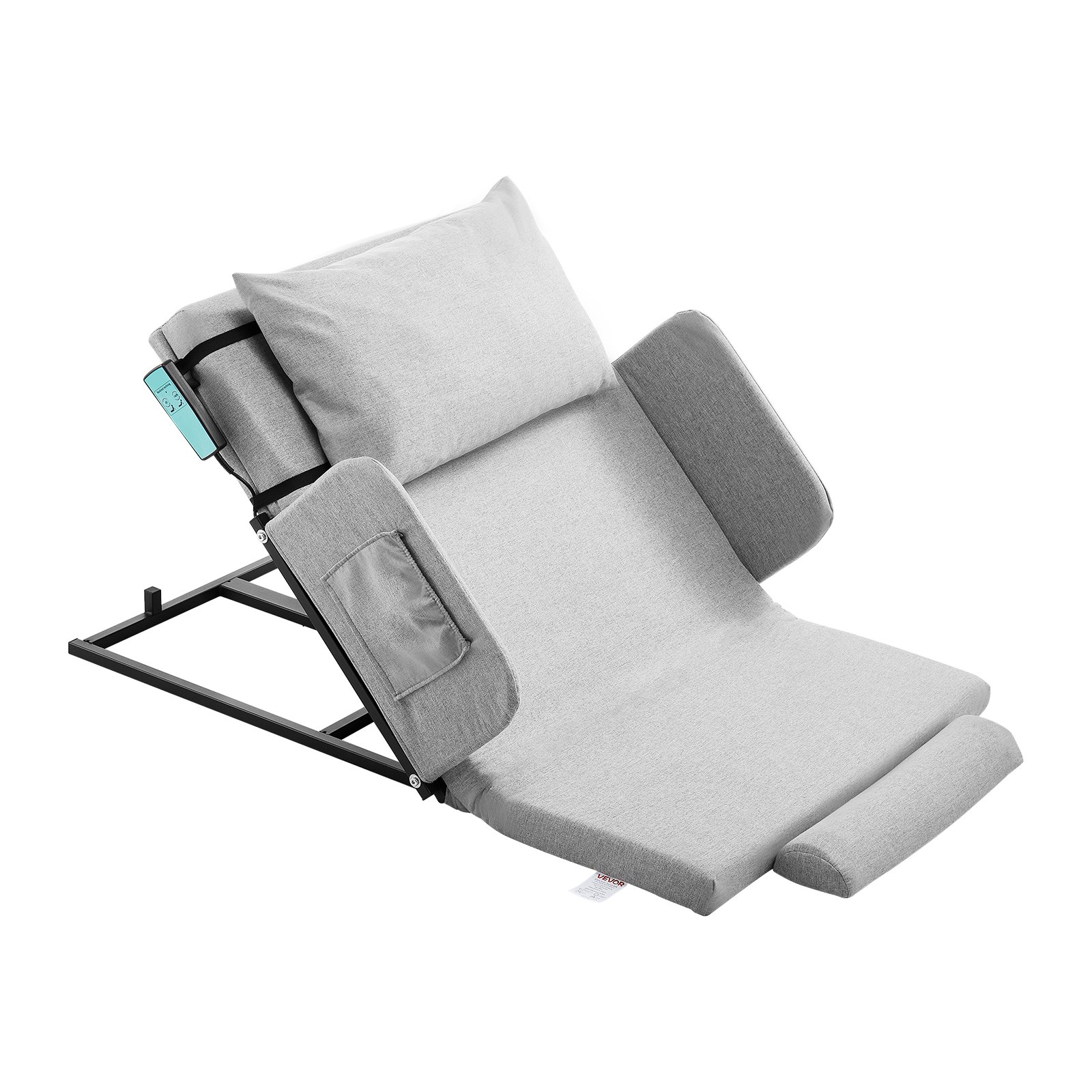 Electric Lifting Backrest For Bed, 300 Lbs Capacity, 4-68° Adjustable Lifting Bed Backrest, With Guardrail Armrest & Storage Pouch, Machine Washable, For Pregnant Women Elderly Patient Handicap