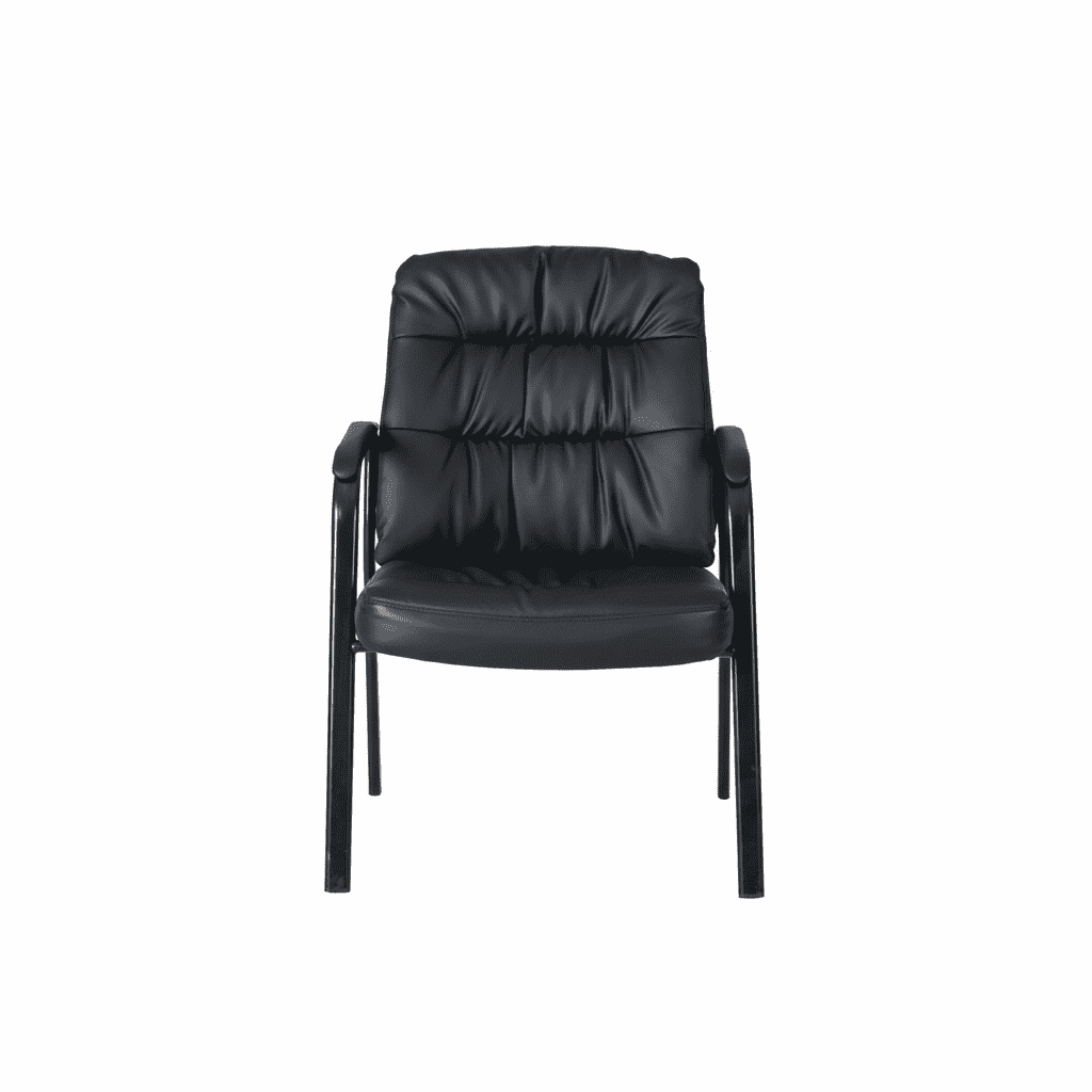 Wear-resistant PU Leather, Comfortable Long-sitting Office Chair, Thickened Seat And Backrest Chair, Household Guest Chair