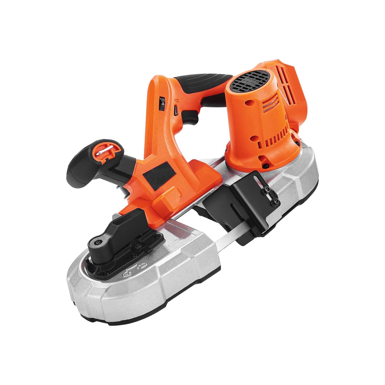 20V Portable Band Saw, 2.56-Inch Deep Cut, 360W Bandsaw With Brushless Motor, Cordless And Compact Portaband, Hang Hooks, 0-192 M/min Variable Speed, For Cutting Metal, Wood (Bare Tool Only)