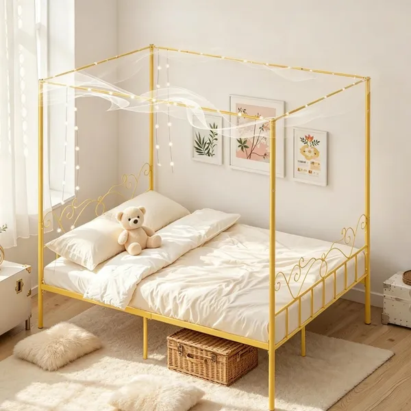 Canopy Bed Frame Only Bed Frame