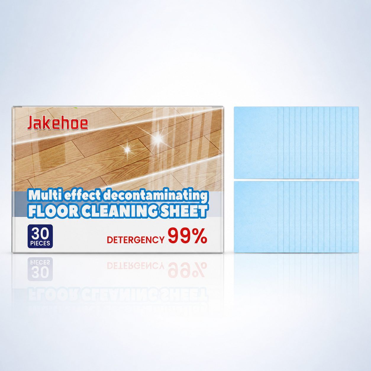 JAKEHOE Floor Cleaning Sheets, 30 Sheets