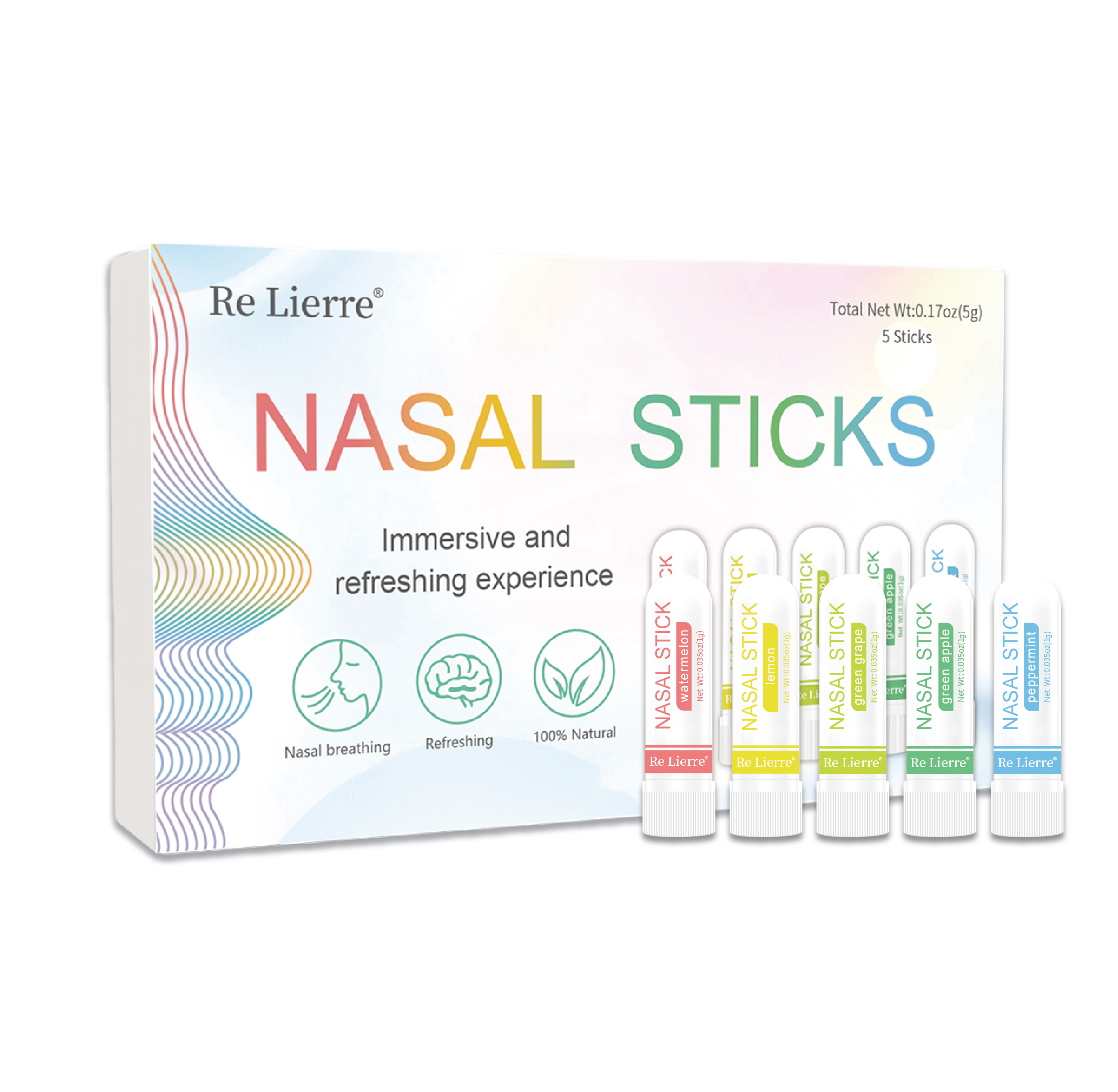 Re Lierre 5-in-1 Nasal  Energy Bar