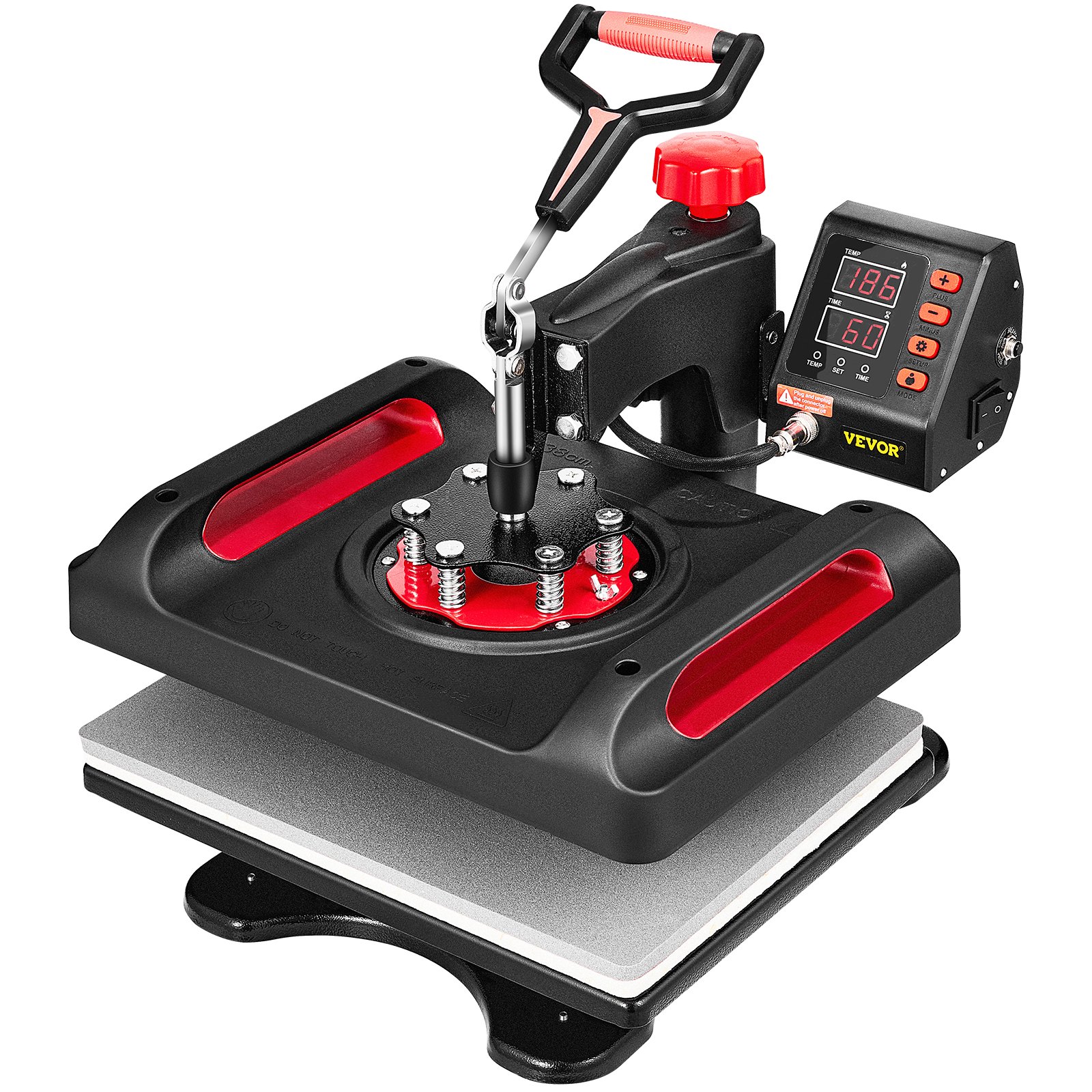 11 In 1 Heat Press  12 X 15 Inch, Multifunctional Clamshell Printer  Digital Dual Tube Heat Press Transfer Machine   Swing Away Sublimation Machine For T Shirt Hat Cap Mug Plate Pen Shoes