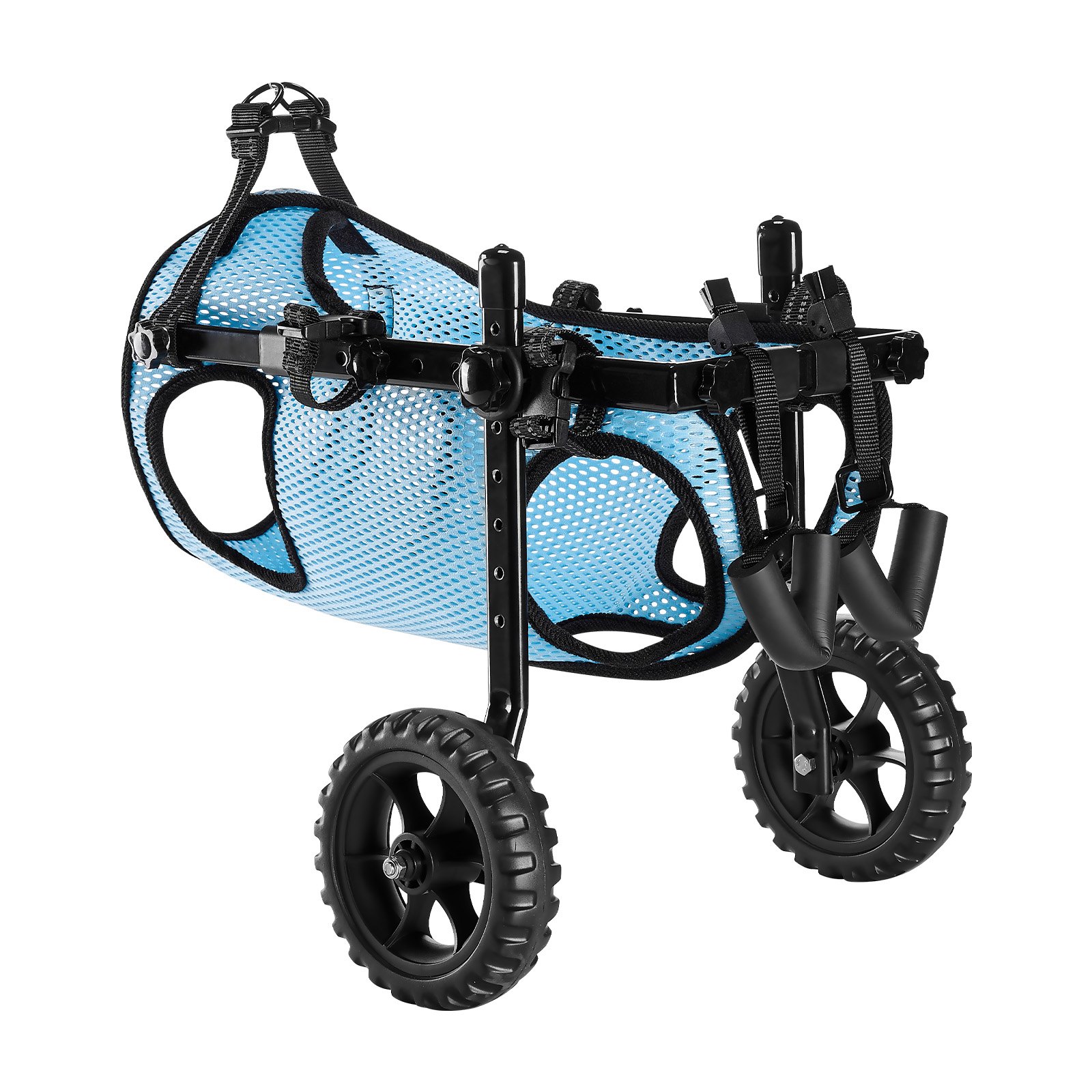 Dog Wheelchair For Back Legs, Adjustable 2 Wheels Pet Wheelchair, Lightweight  Dog Cart With Shock-Absorbing Wheels, Mobility Support Wheel Chair For Disabled Injured Dogs Up To 33lbs, Medium