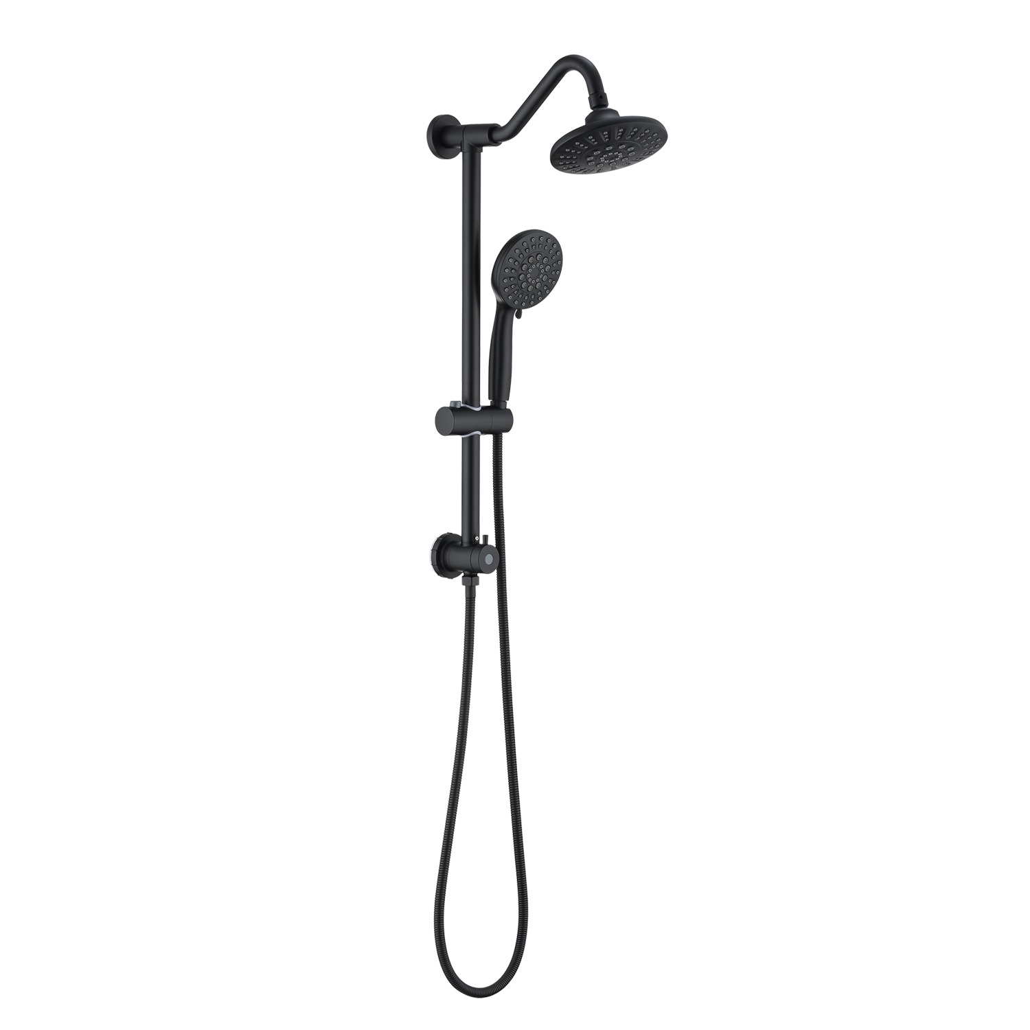 Sistema de ducha de lluvia con cabezal manual, 6 pulgadas