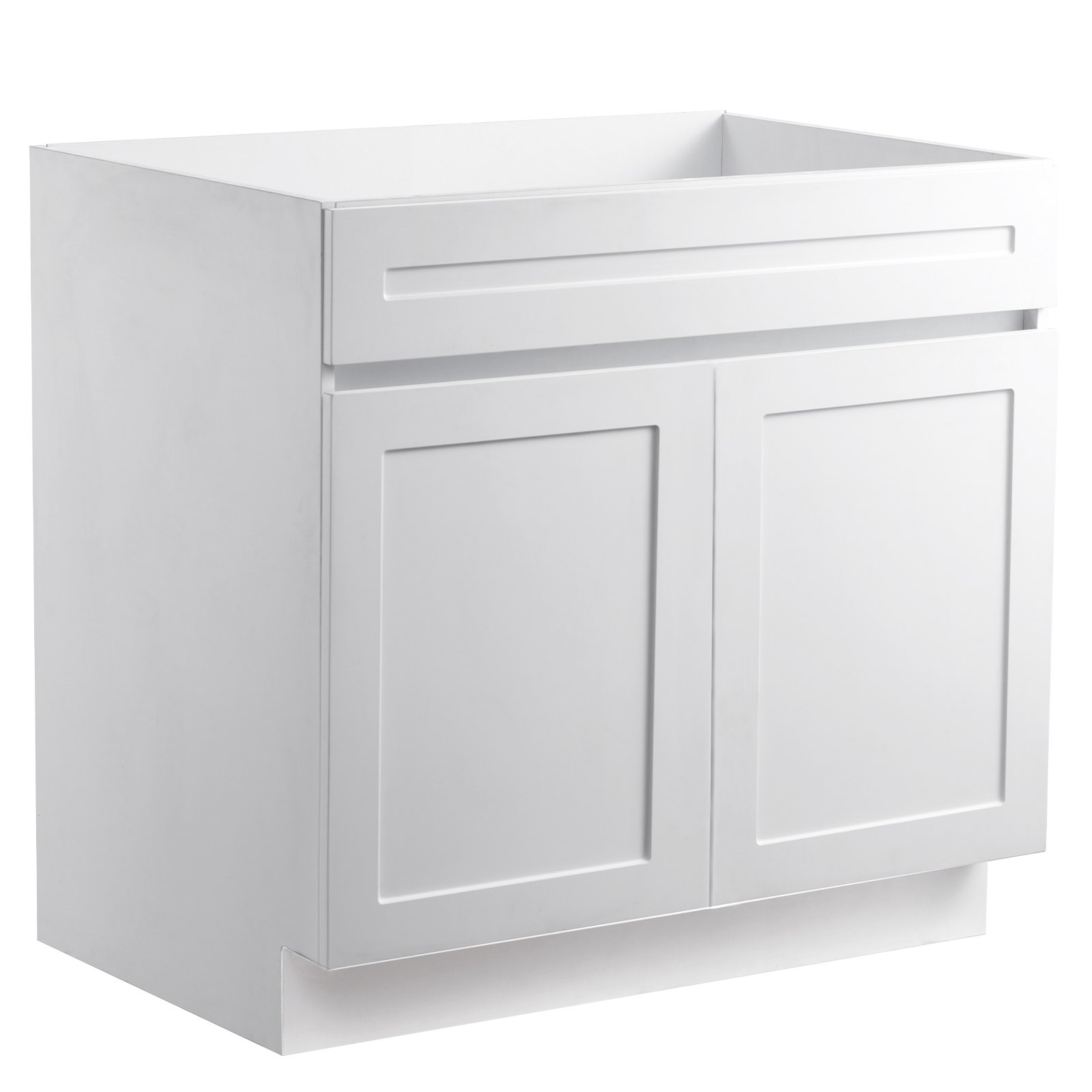 Shaker Base Cabinet 36' W X 24' D X 34.5' H Ready To Assemble Cabinet White