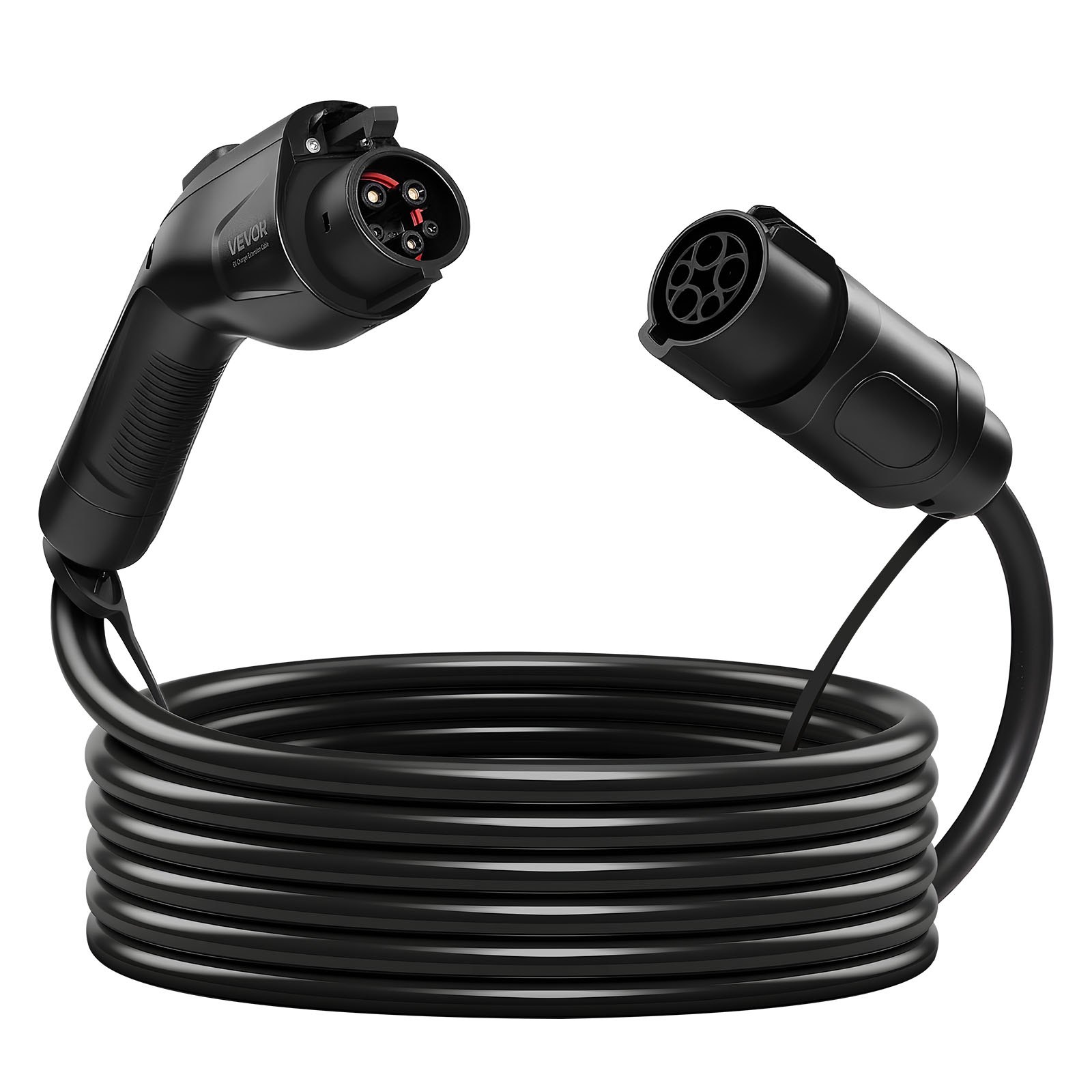 Cable de extensión J1772 para cargador EV 48 A, 21 pies, 120V-240V