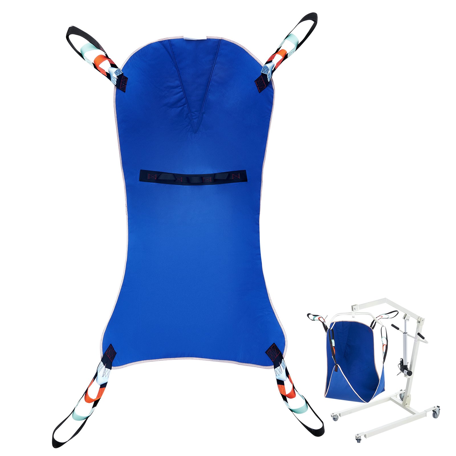 Arnés de elevación universal para pacientes, talla mediana, poliéster, 600 libras