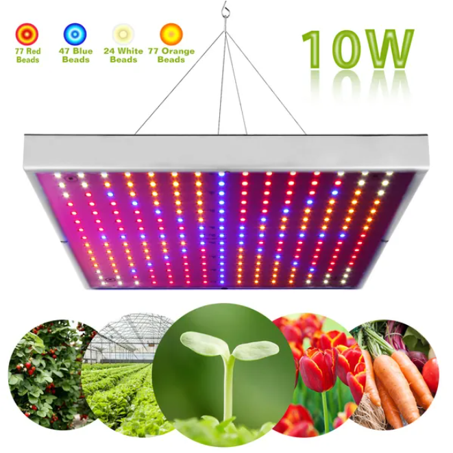 Luz LED colgante de espectro completo para crecimiento de plantas, 225 LED