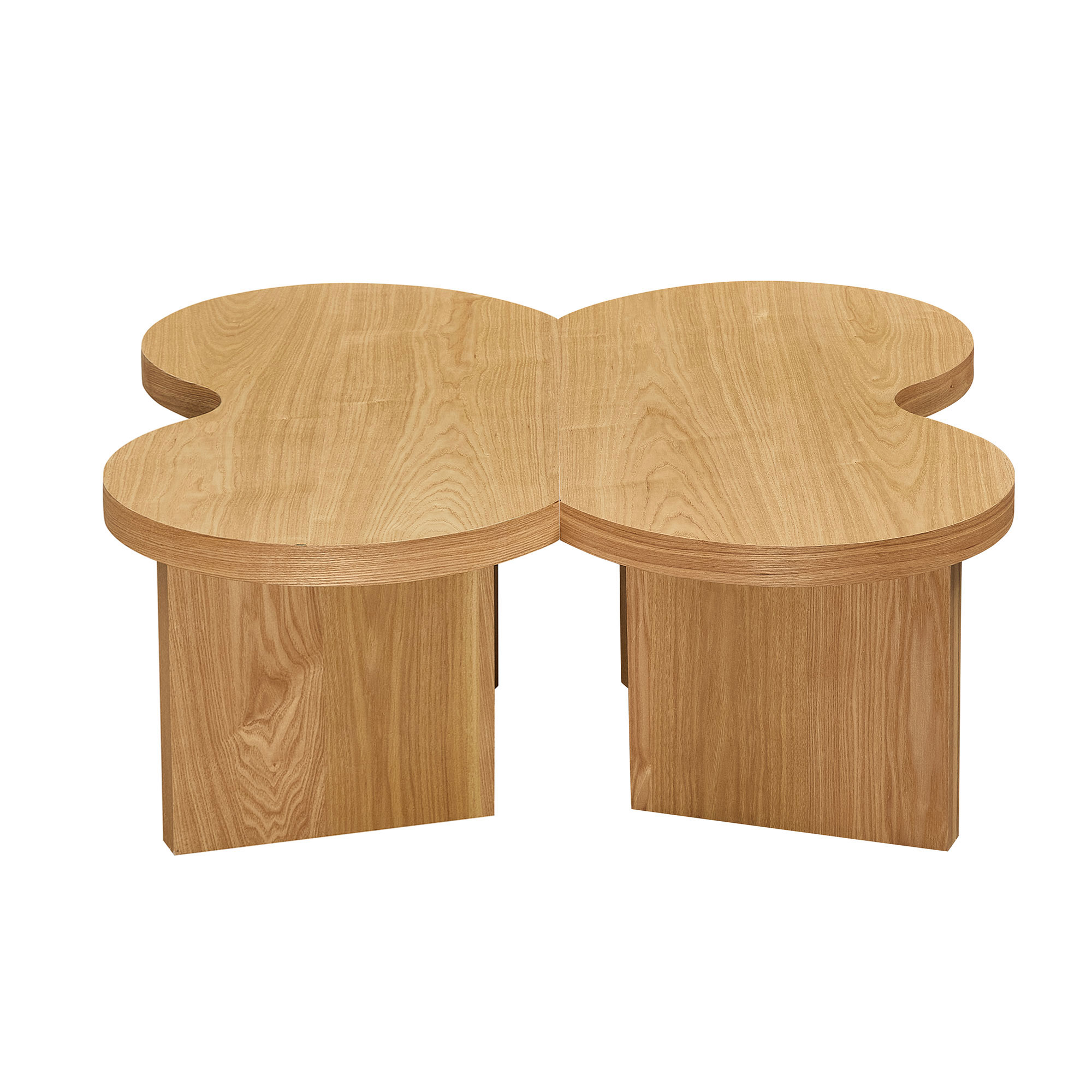 Mesa de centro moderna de MDF, diseño mariposa, para sala, dormitorio u oficina