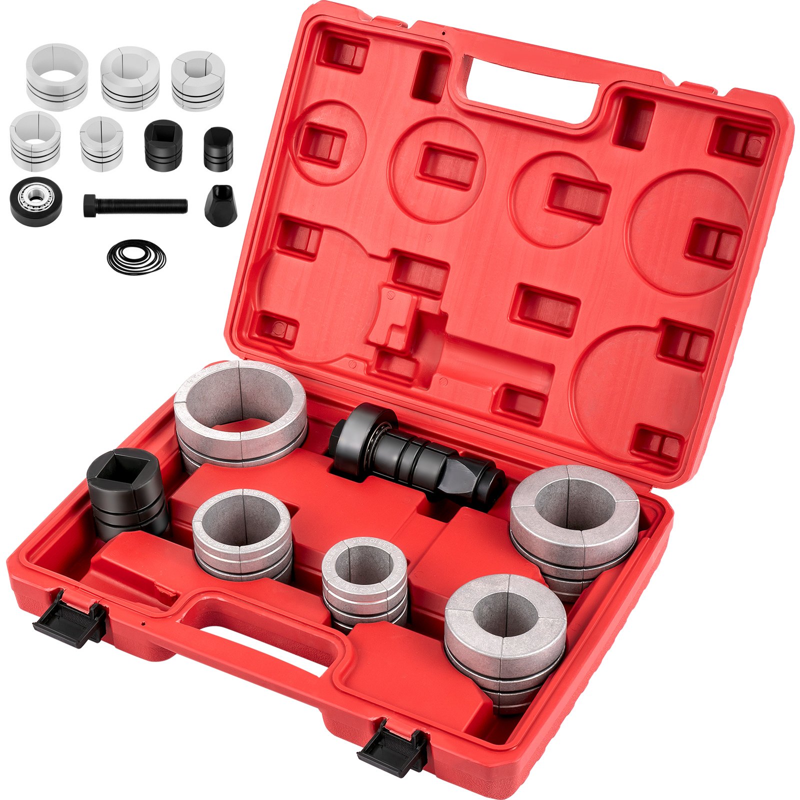 Pipe Stretcher Kit, Exhaust Pipe Stretcher Kit 1-5/8\" To 4-1/4\", Exhaust Pipe Expander Kit For Tail Pipe Tube, Exhaust Pipe Expander Tool With Storing Case, 7 Pcs Pipe Expander, Exhaust Stretc