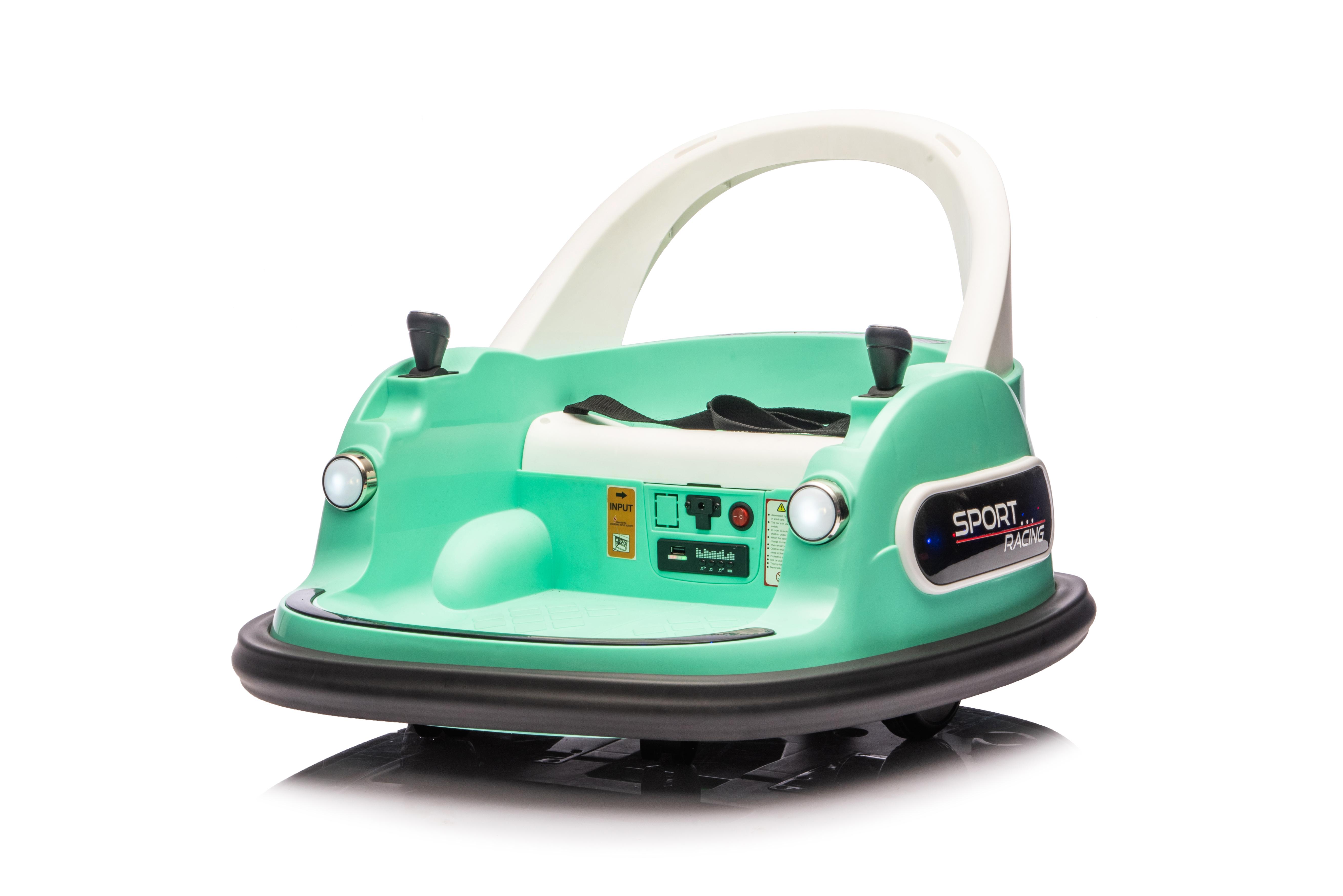 Coche eléctrico montable 12V para niños, con control remoto, luces LED y Bluetooth