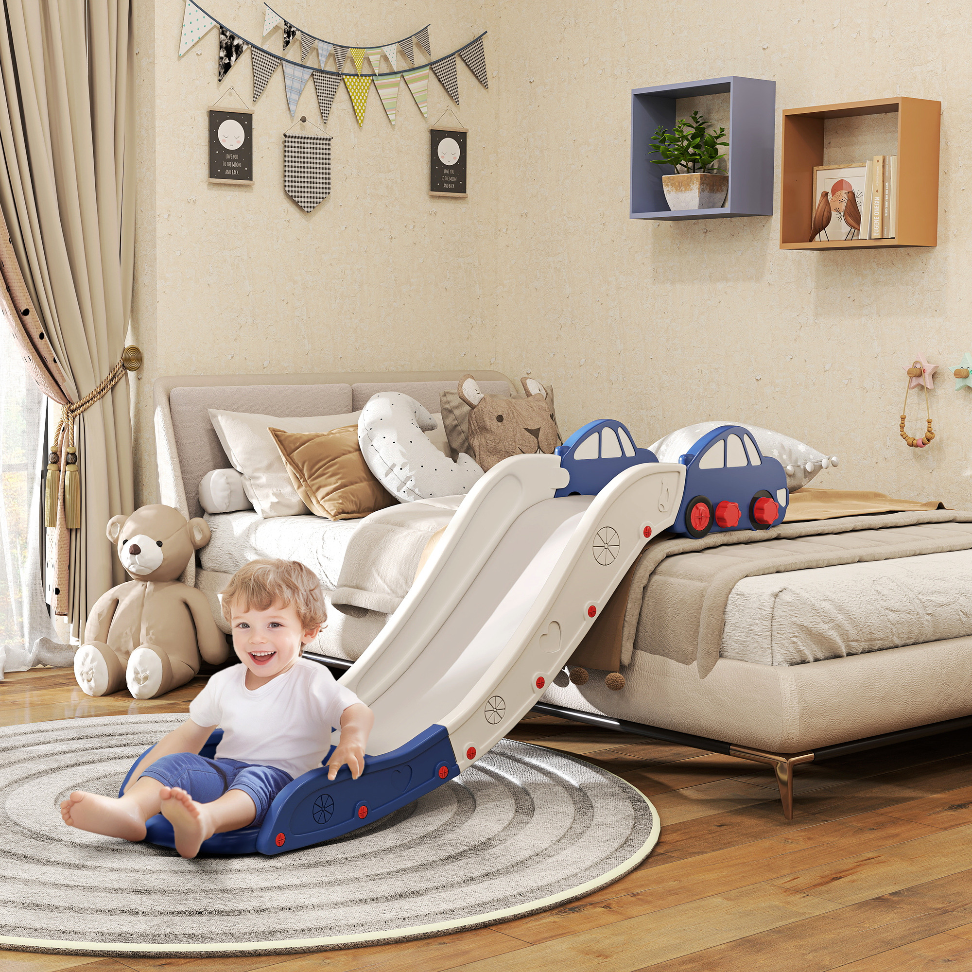 Extra Length Toddler Slide for Bed