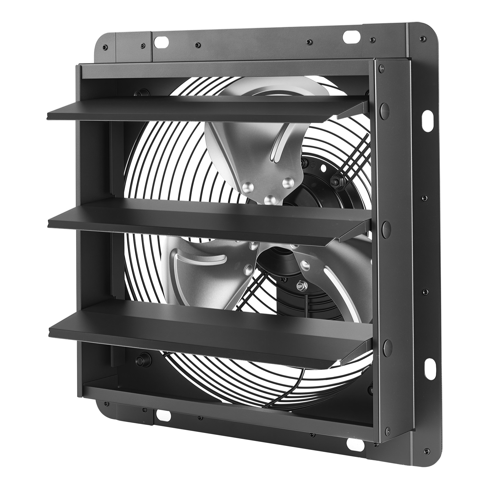 Extractor de aire con persiana de 10 pulgadas, montaje en pared, velocidad variable, 874 CFM
