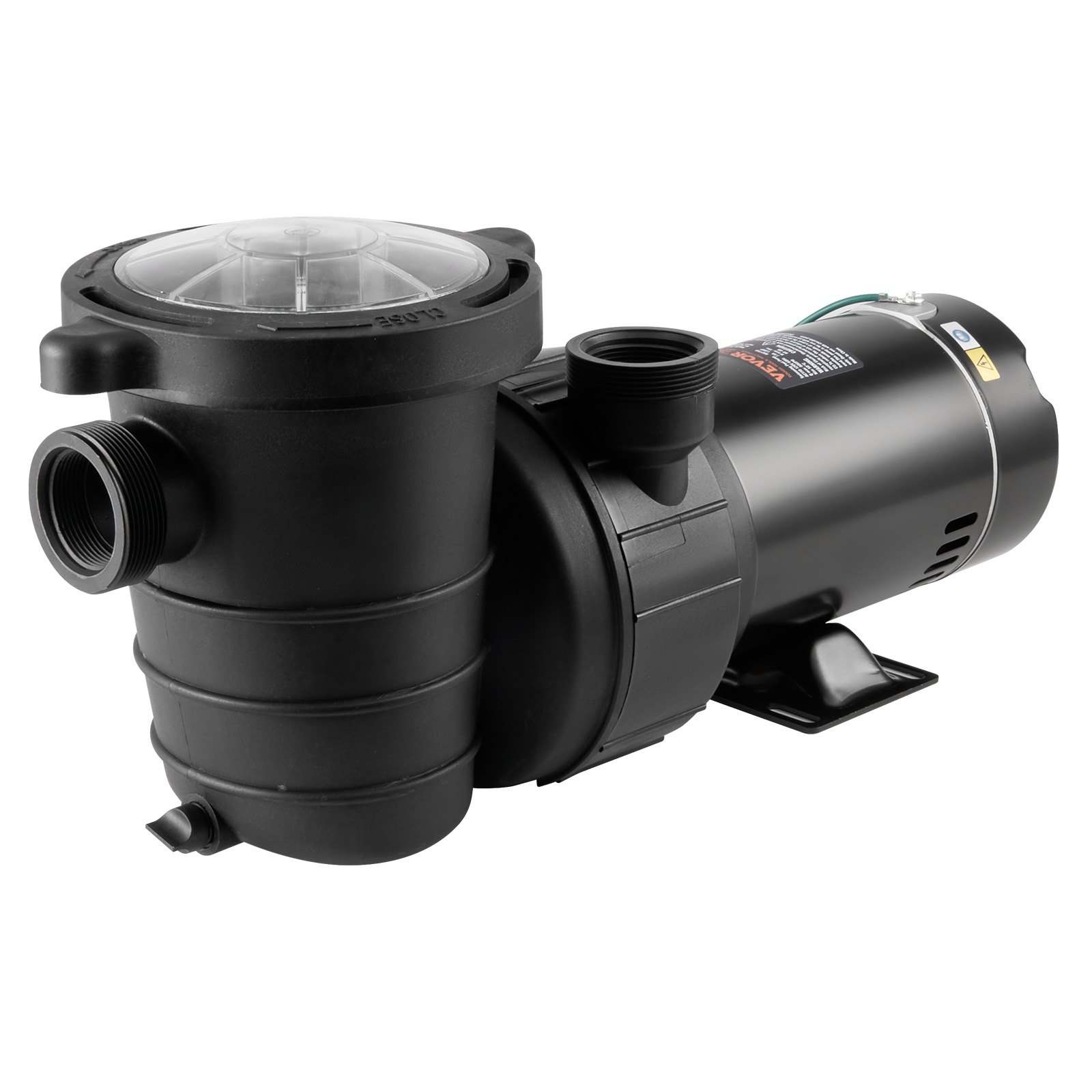 Bomba de piscina elevada de 1 HP, 80 GPM, 120V, 3450 RPM, 36 pies de elevación