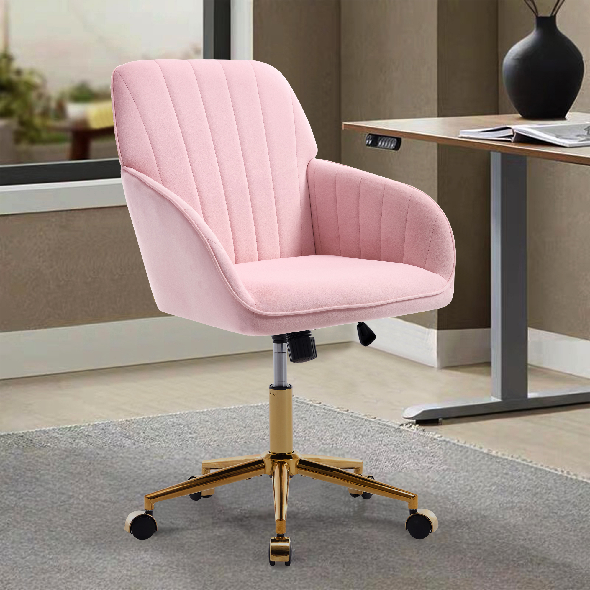 Silla de oficina TY ajustable, ergonómica y giratoria, cómoda para largas horas.