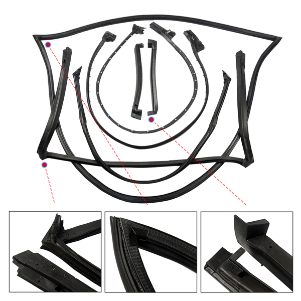 Kit completo de burletes para Chevy Corvette 5.7L V8 (84-96) 9096GGW