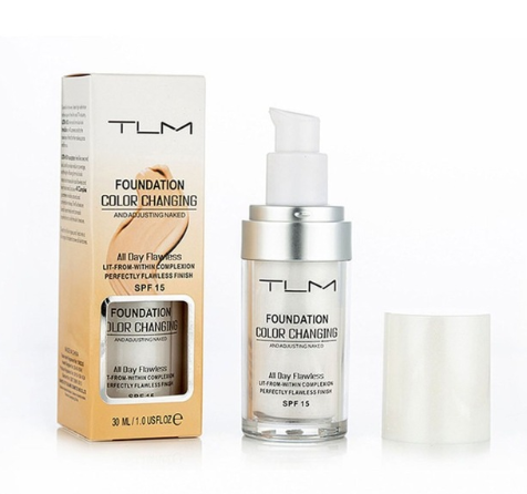 Base líquida correctora, tono natural, portátil