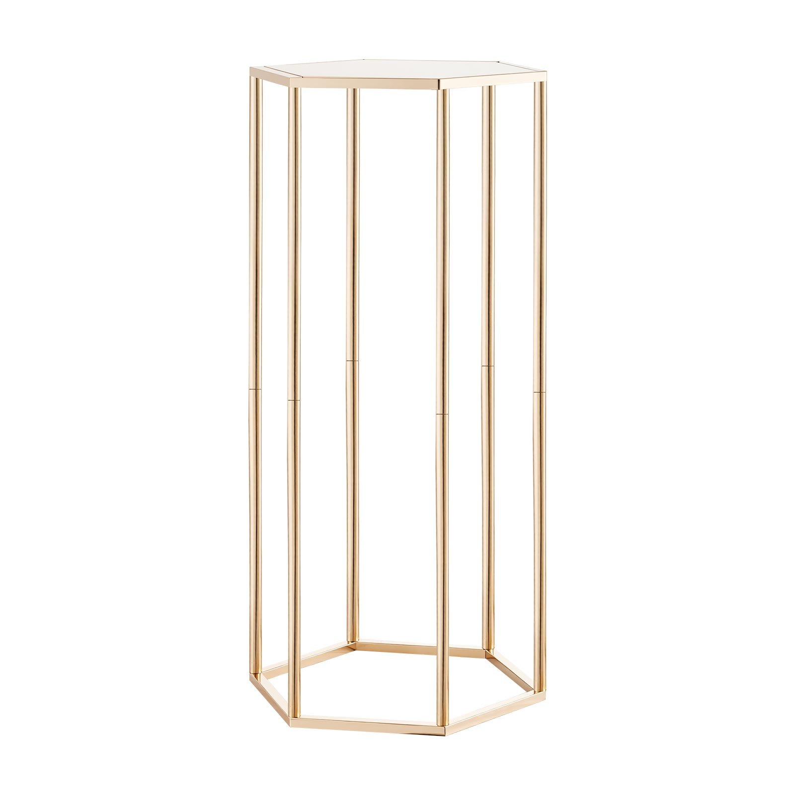 Soporte de flores de columna para bodas, 10 piezas, 23.62 pulgadas, dorado