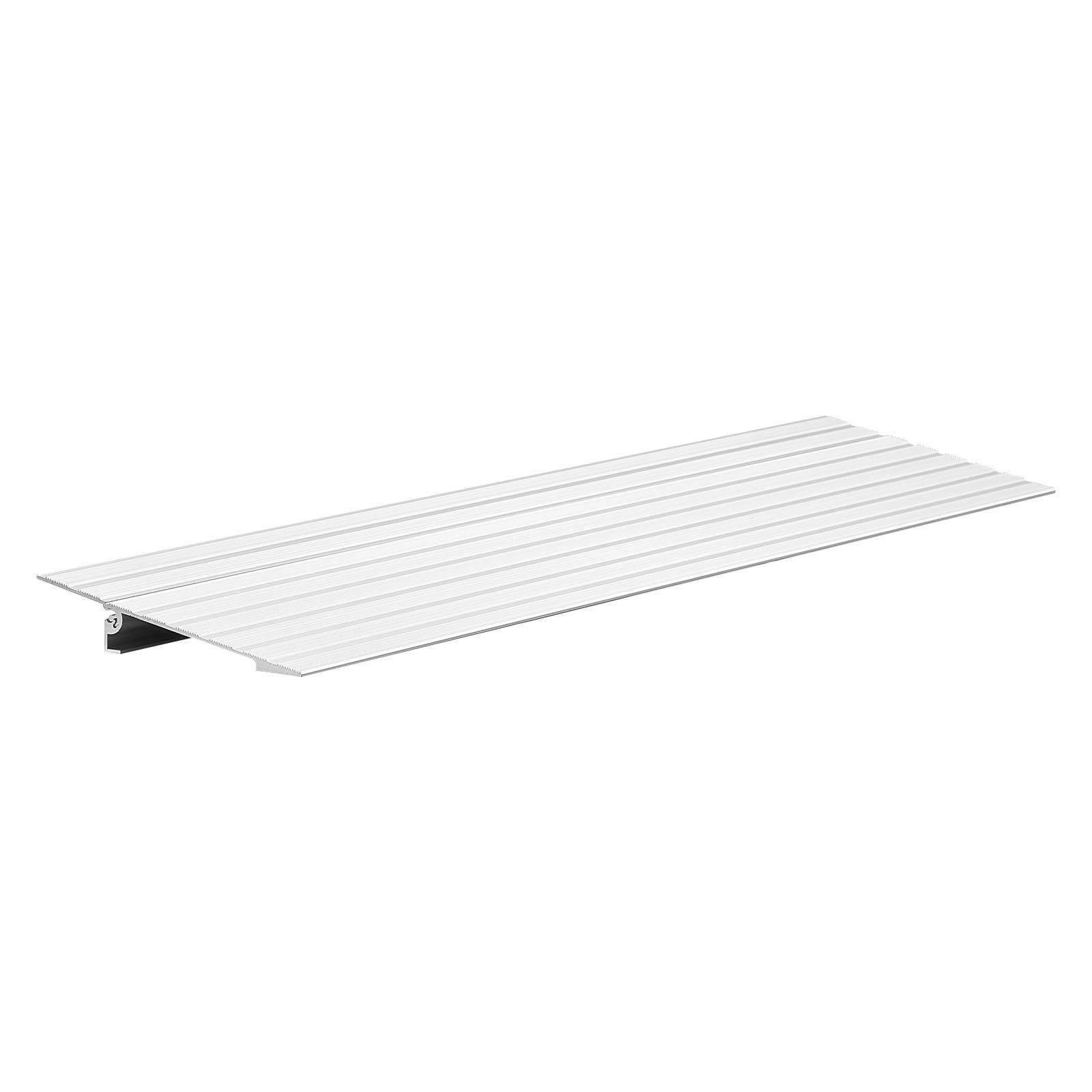 Door Threshold Ramp, 1 Inch Rise, Aluminum Alloy Threshold Ramp Rated 800 Lbs Load Capacity, Handicap Ramps For Home Steps For Wheelchair, Scooters, Power Chairs, Walkers, Bicycle, Tricycle