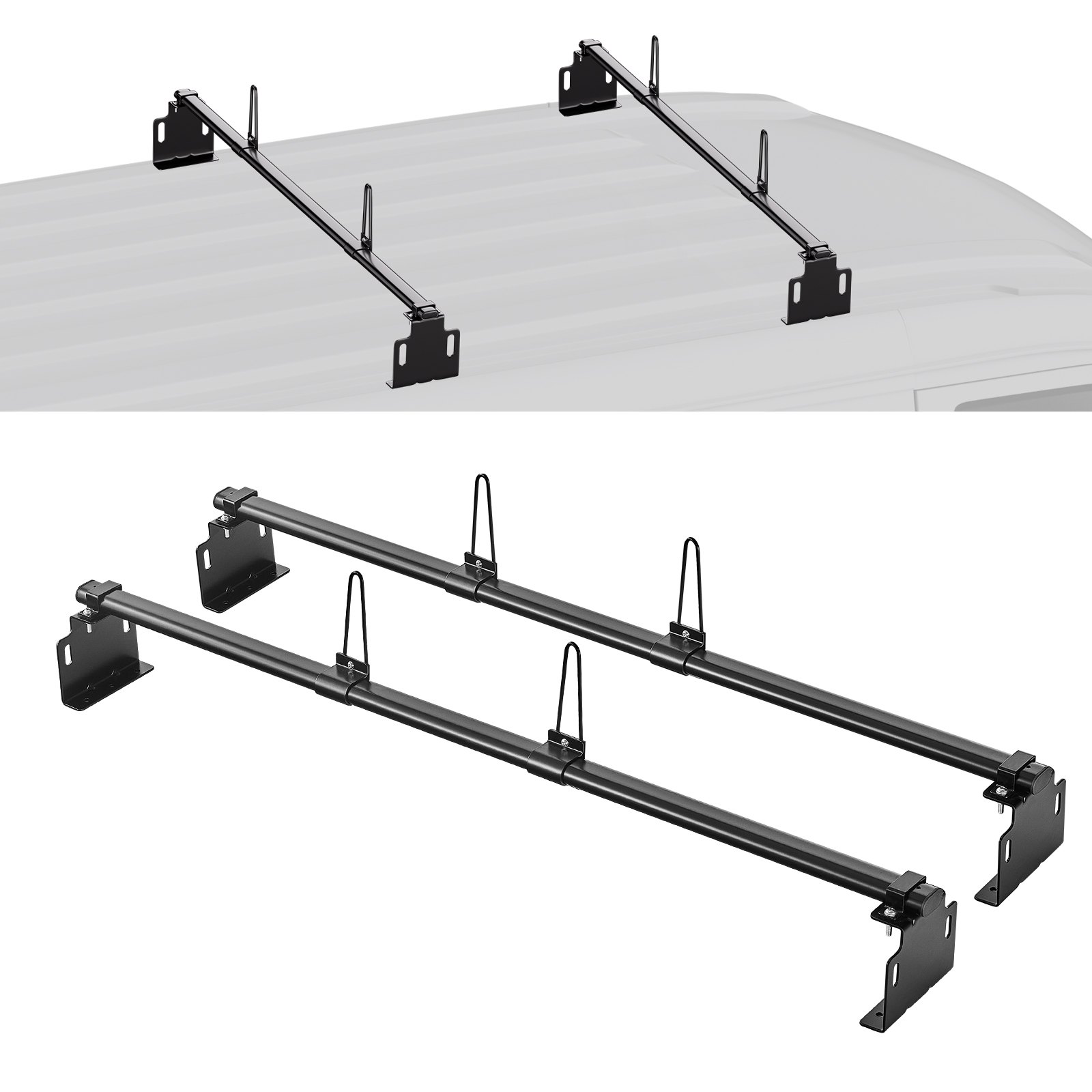Portaescaleras universal para techo de camioneta, furgoneta o remolque