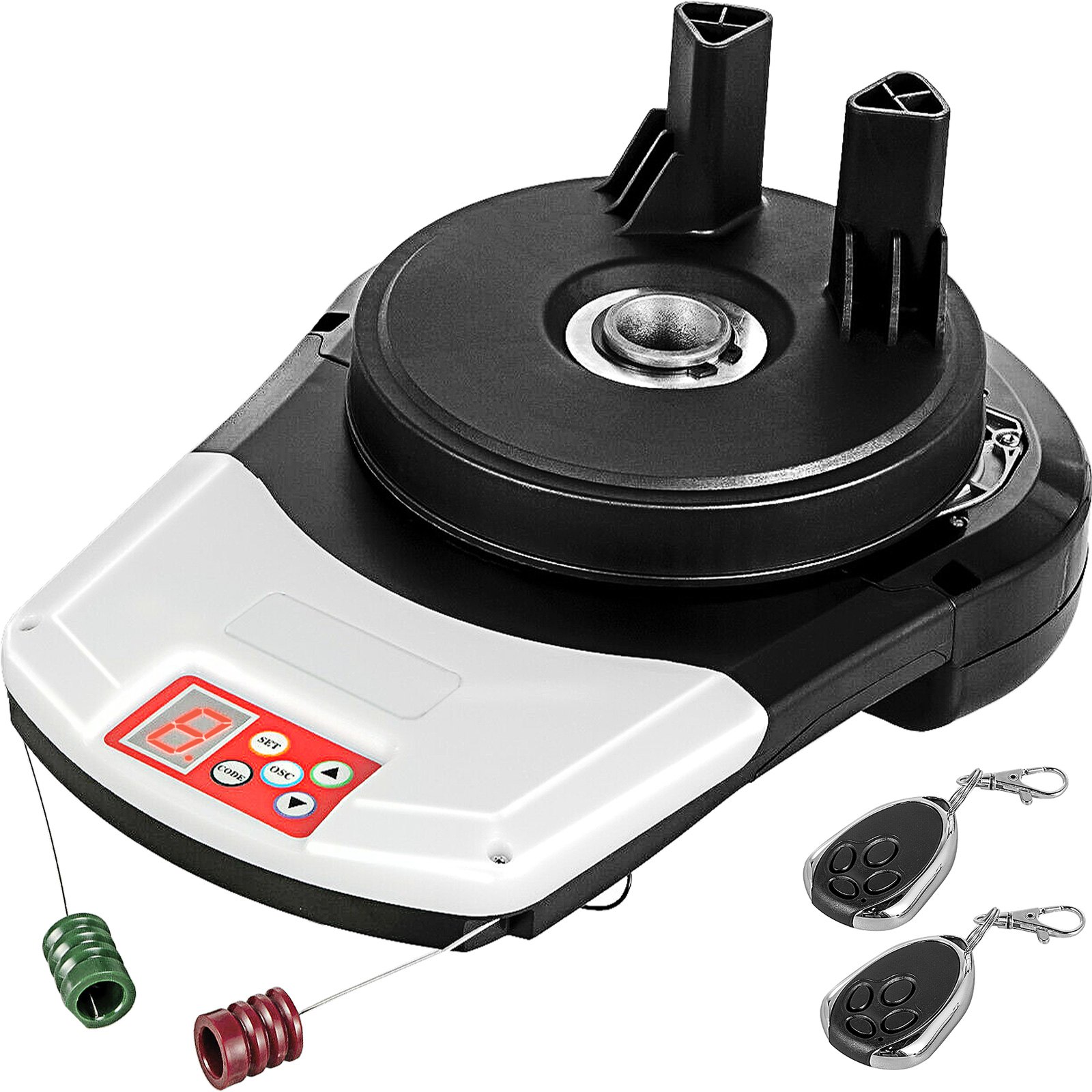 Garage Roller Door Opener, 800 N Lift Force 164 Ft Remote Control, 110V Electric Roller Gate Opener, Auto Garage Roller Gate Opener Kit With 2 Remote, Apply For Garage Store