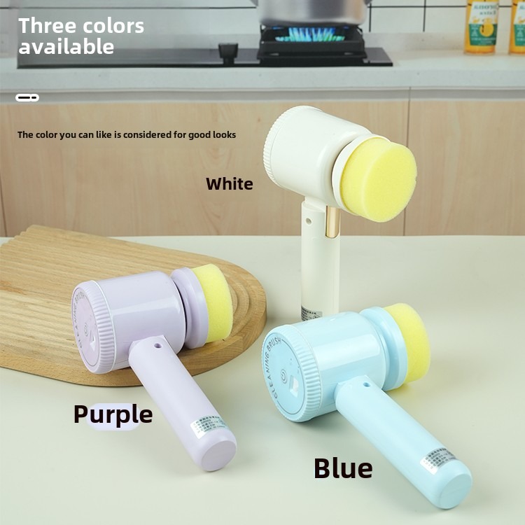 The Electric Cleaning Brush Is Equipped With A Variety Of Brush Heads, Which Can Be Flexibly Switched For Different Scenarios Such As Kitchens And Bathrooms To Meet Diverse Cleaning Needs