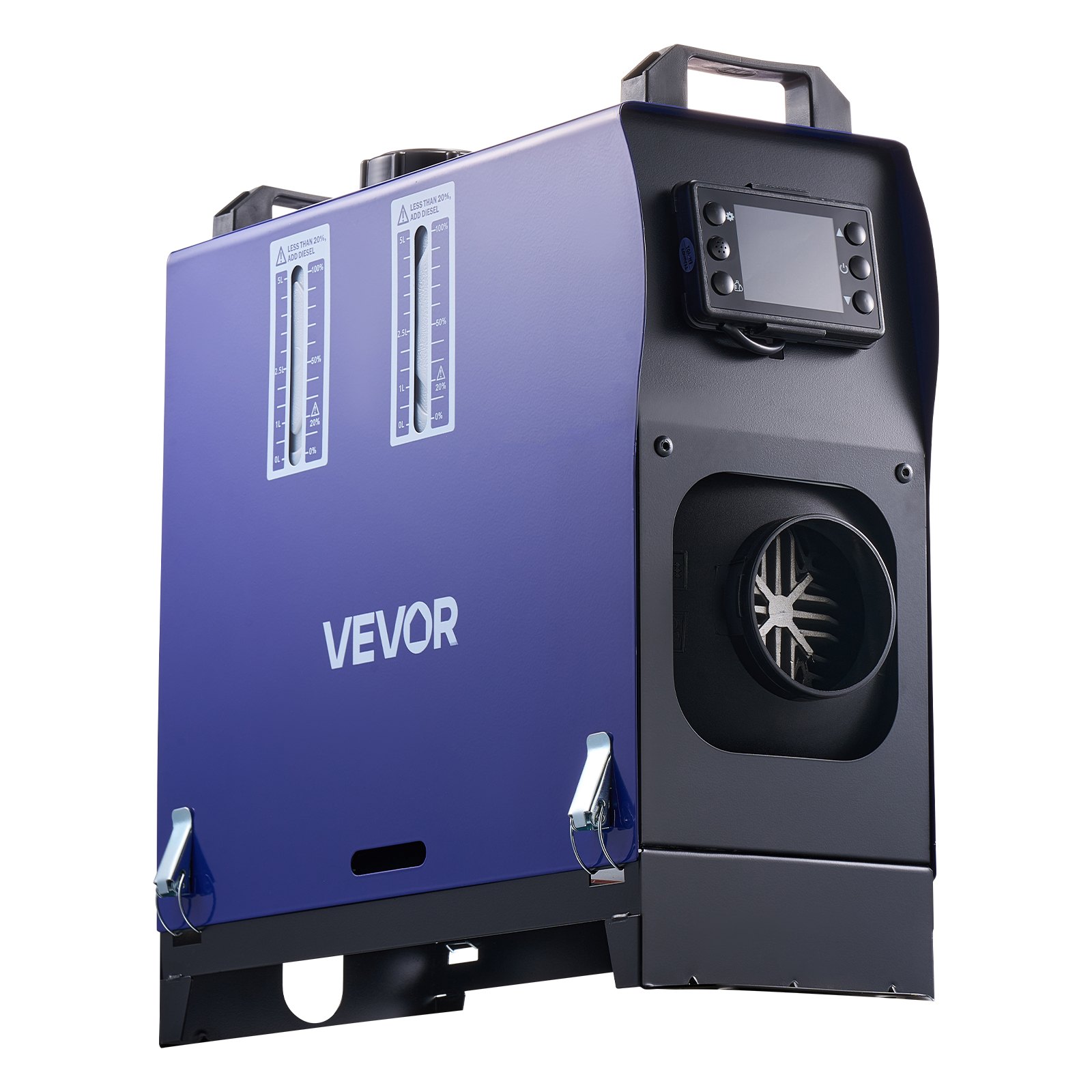 Diesel Heater, 8KW, DC 12V/24V, All In One Portable Diesel Air Heater With Remote Control And LCD Screen, Fast Heating Low Noise, 1.3 Gal Fuel Tank For Vehicles, Vans, RVs, Campers, And Trucks