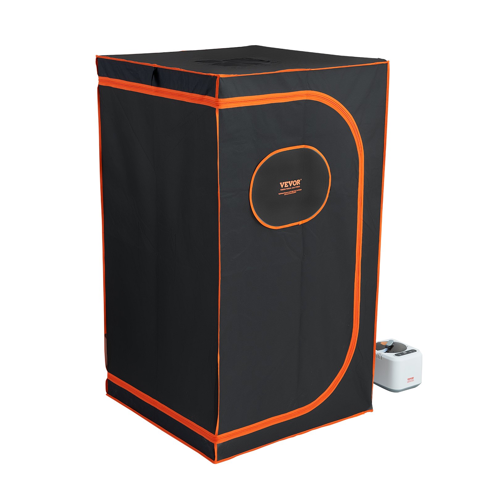 Portable Steam Sauna Tent Full Size, 1000W Personal Sauna Blanket Kit For Home Spa, Detoxify & Soothing Heated Body Therapy, Time & Temperature Remote Control With Floor  Mat