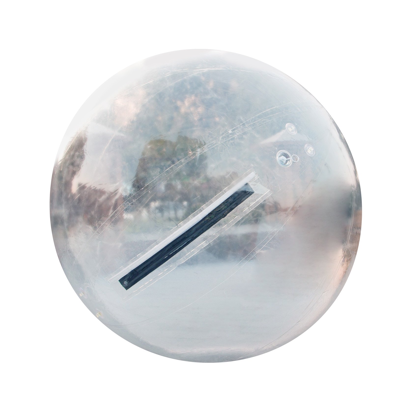 Pelota inflable Zorb de 2 metros para caminar sobre el agua con cremallera alemana de PVC