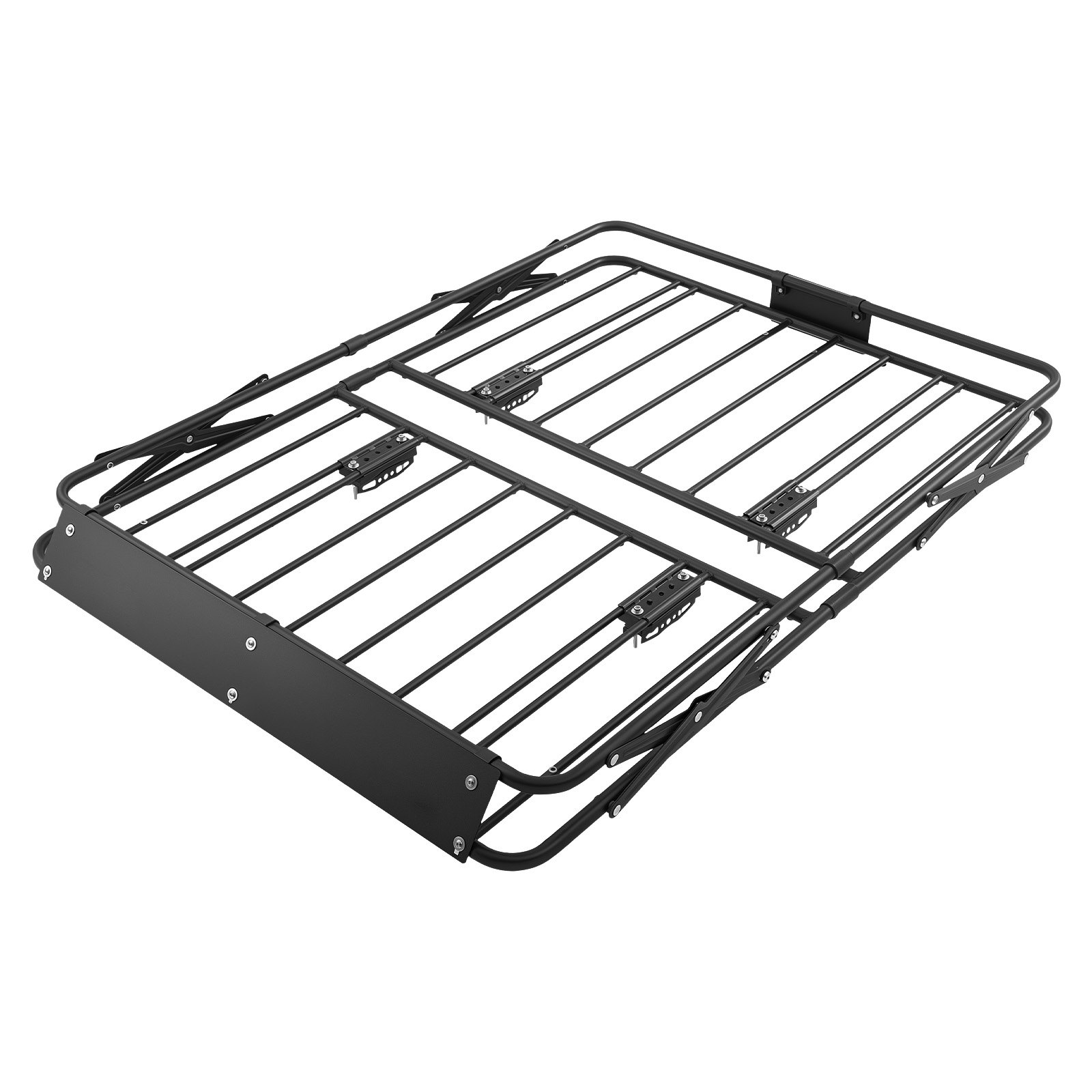 Cesta de carga para portaequipajes de techo 46x36x4 pulgadas, plegable, 200 libras.