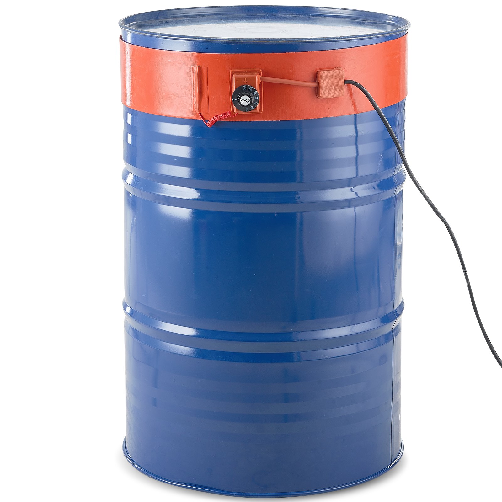 Calentador de tambor metálico 1200 W, 5 pulgadas, para barril de 55 galones, termostato