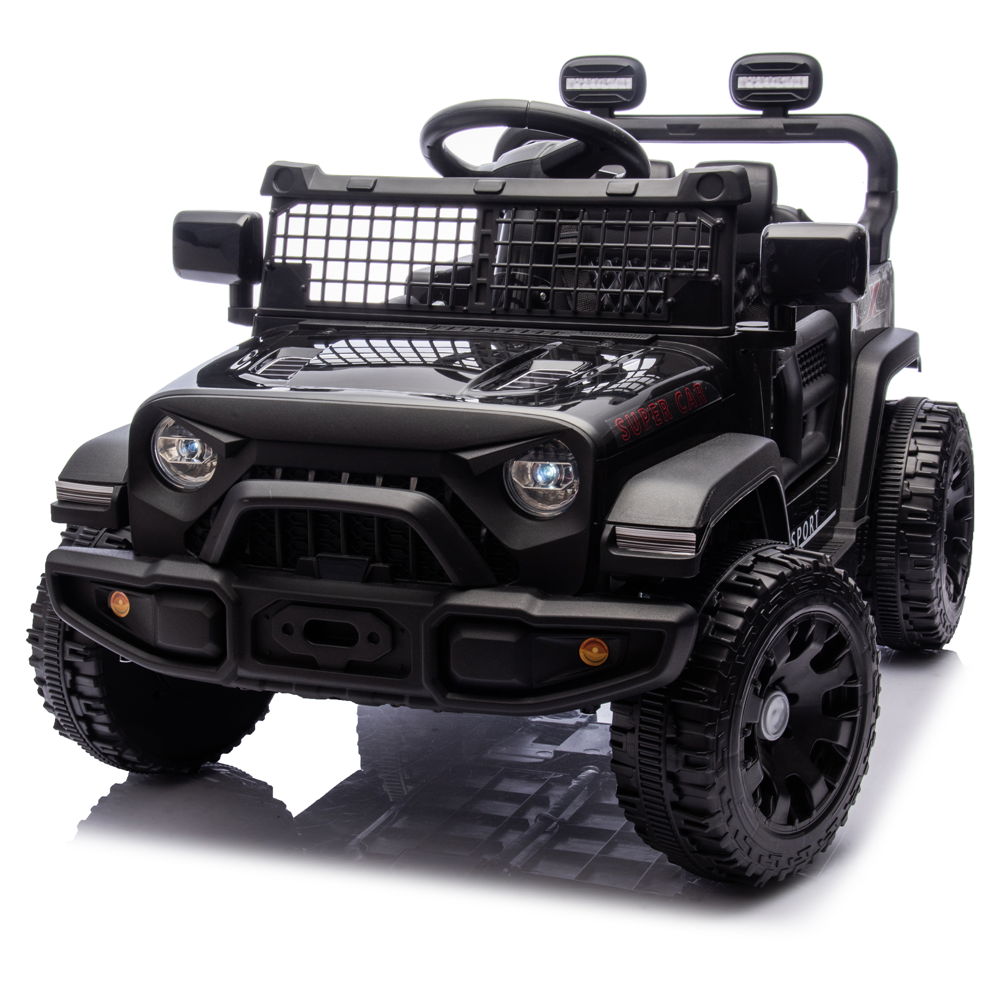 24V Kids Ride On Car W Parents Control,Four-wheel Suspension,2WD,Power Display,Bluetooth,MP3,Music,LED Headlight,Provide A Speed Of 1.86-3.11MPH For Kids Around 3 Years Old.