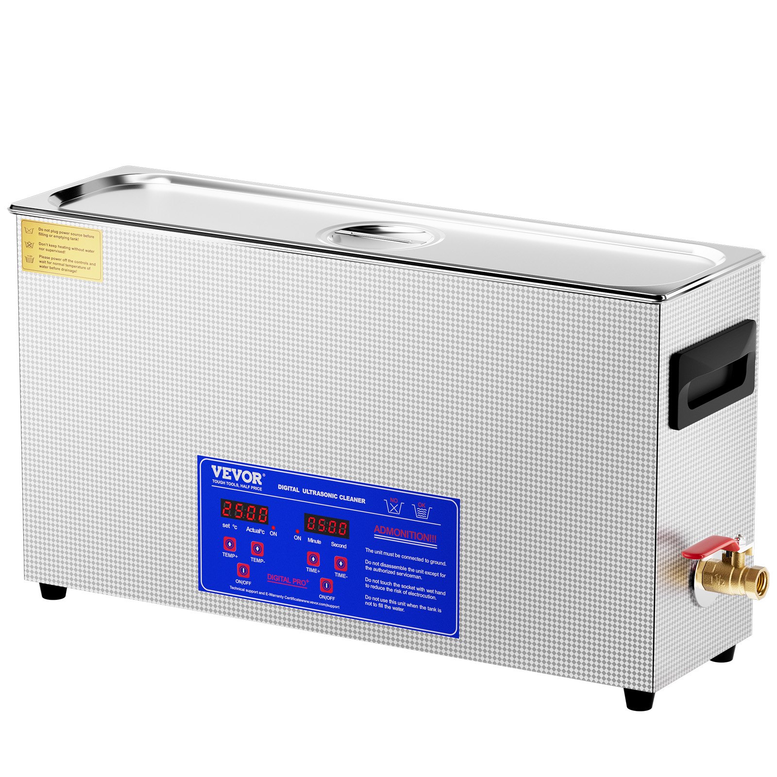 10L Ultrasonic Gun Cleaner, 300W Professional Ultra Sonic Cleaning Machine With Timer & Heater, 40kHz Digital Ultrasonic Cleaner With Basket For Gun Parts, Bullets, Military Supplies