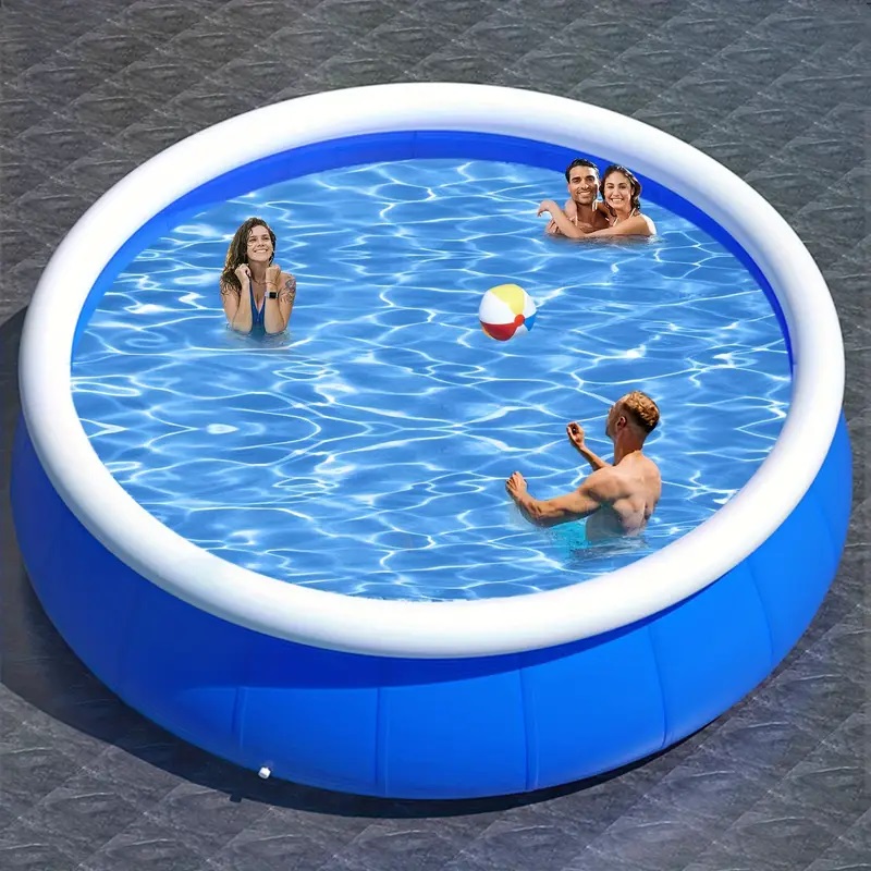 Piscina inflable de 366x76 cm, diseño mariposa