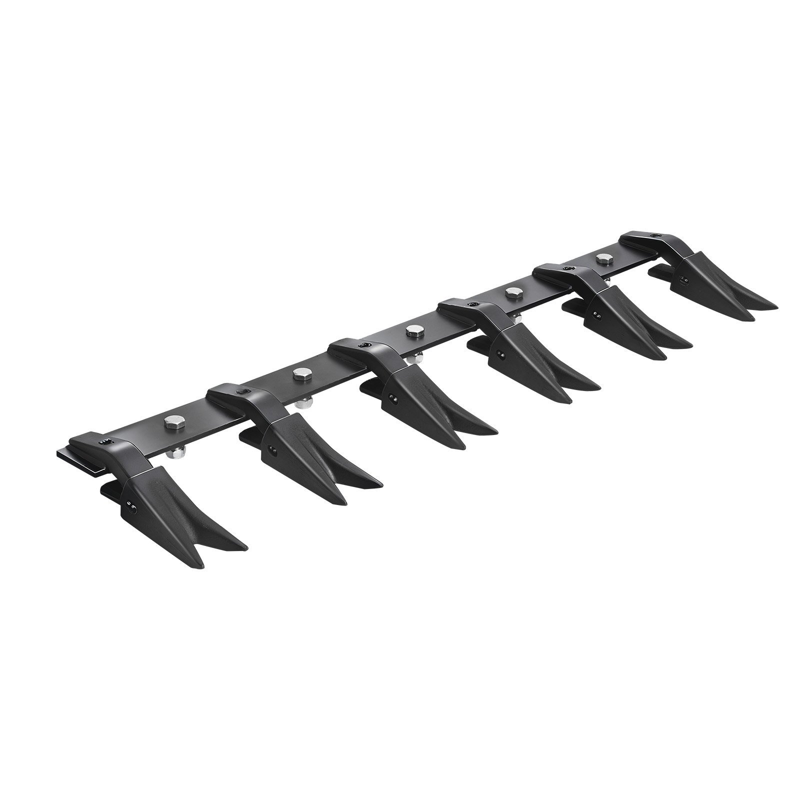 Barra de dientes para cucharón de tractor, 45.2 pulgadas, 6 dientes, 4560 libras