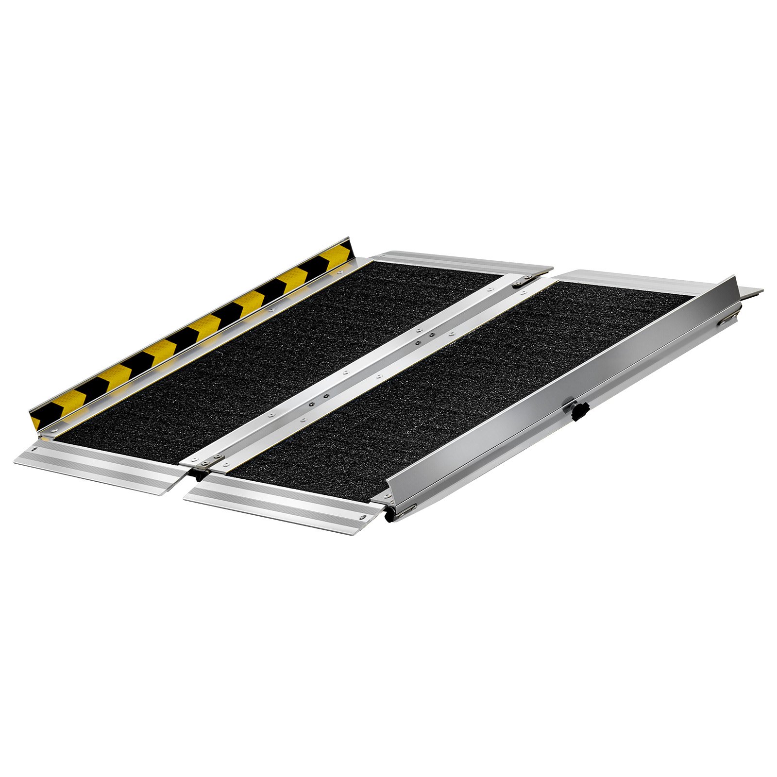 Rampa portátil de aluminio plegable de 2 pies para silla de ruedas, 800 libras.