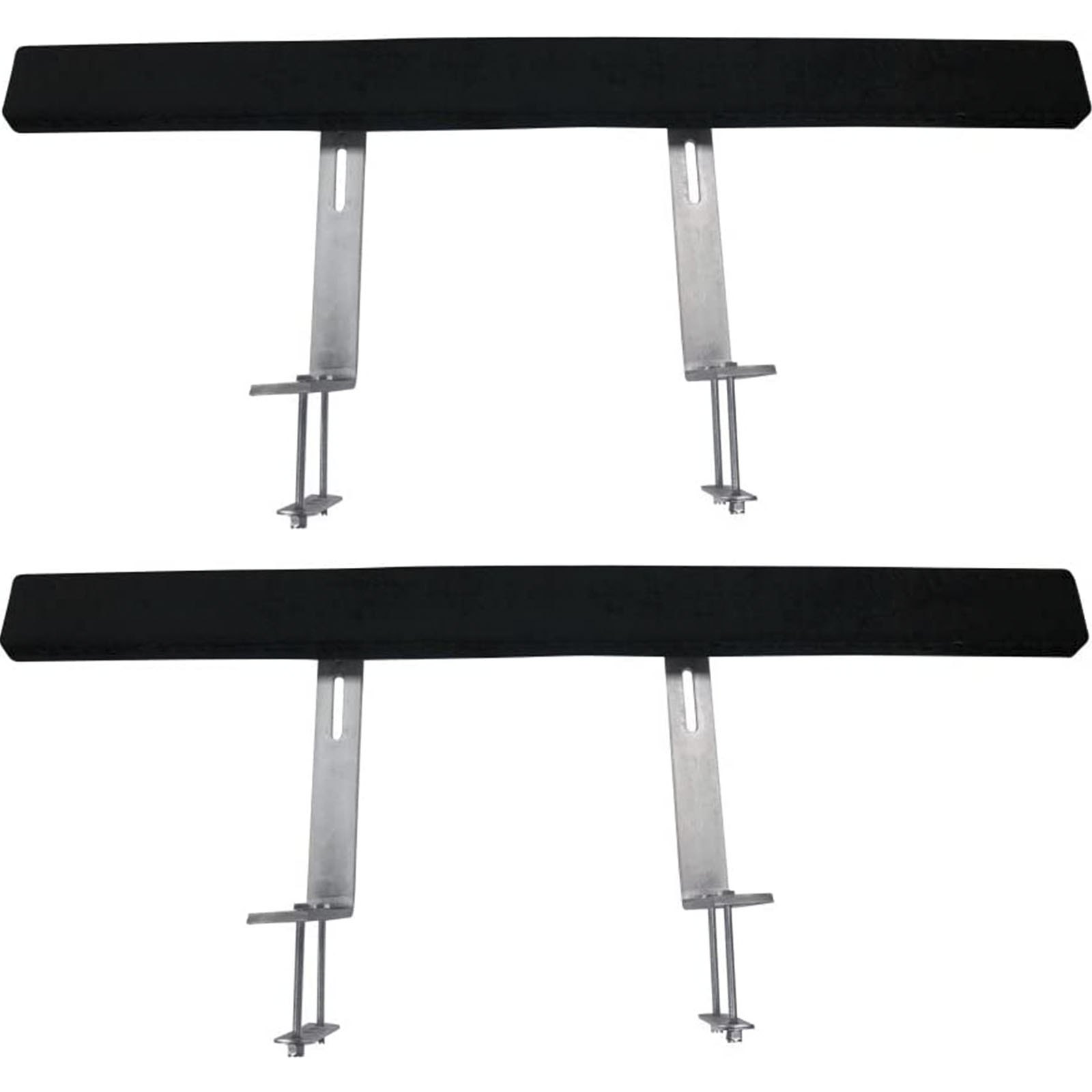 Boat Trailer Guide-ons, 48", 2 PCS Rustproof Steel Trailer Guide Ons, Trailer Guides With Carpet-Padded Boards, Mounting Parts Included, For Ski Boat, Fishing Boat Or Sailboat Trailer