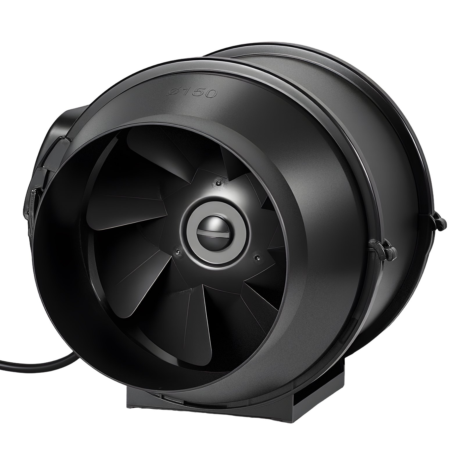 Inline Duct Fan, 6 In Quiet Inline Exhaust Fan, 380 CFM Powerful AC-Motor Ventilation Fans For Cooling Booster, High Air Flow, Vent Blower Fans For Indoor Grow Tents Basement Hydroponics