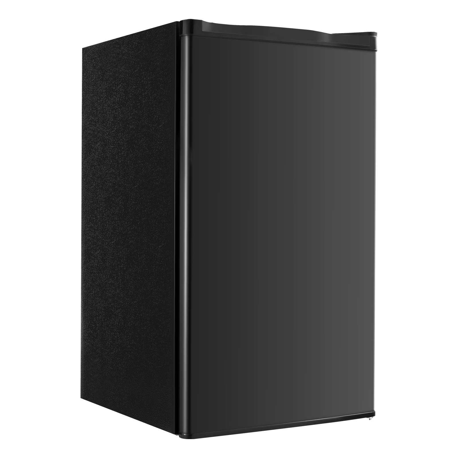 Mini Fridge, 3.2 Cu.Ft, Single Door Compact Refrigerator, Adjustable Temperature, Glass Shelf, Energy Efficient Small Refrigerator, Reversible Door, Low Noise, For Bedroom Dorm Office, Black