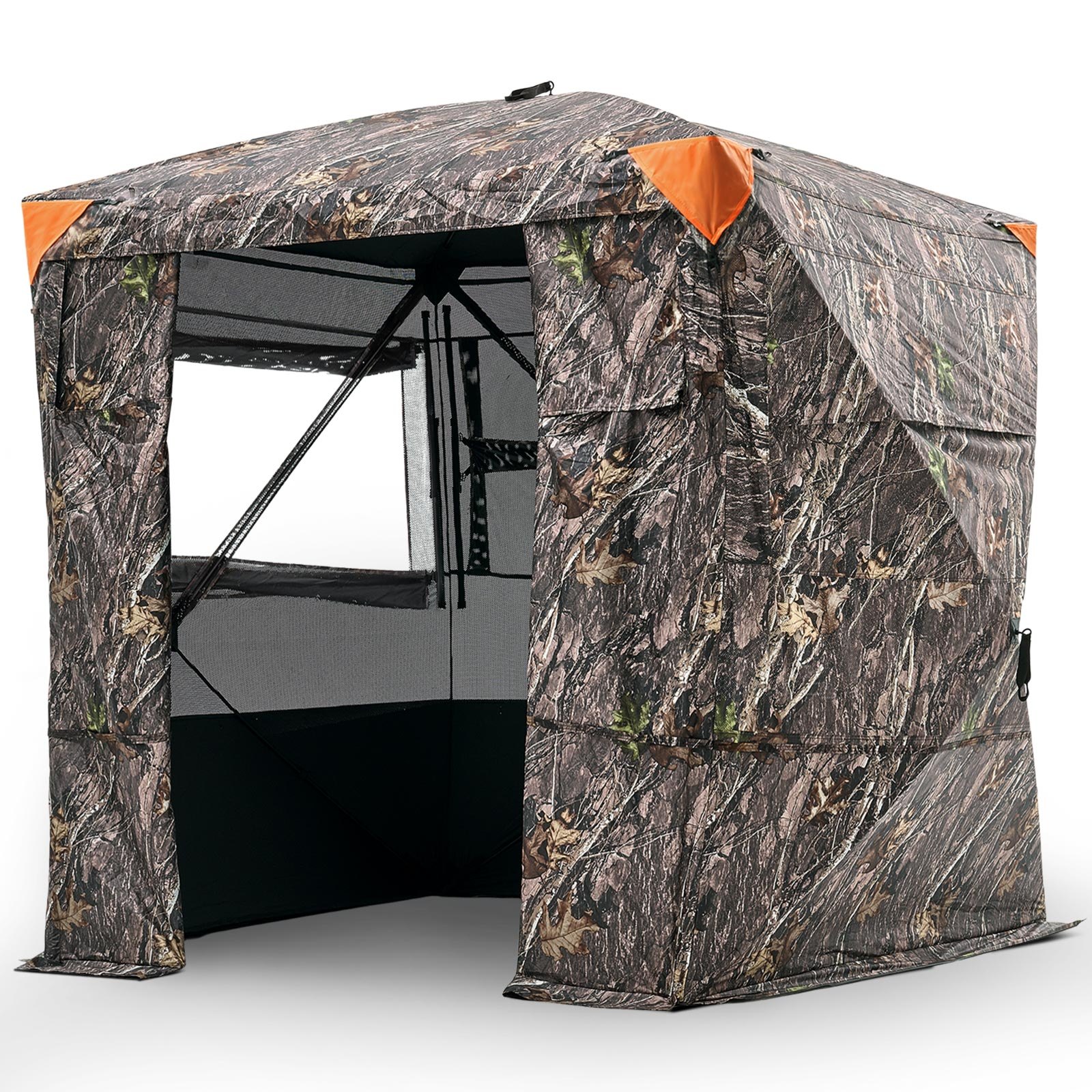 Escondite de caza para 4-5 personas, tienda de camuflaje portátil 270 grados