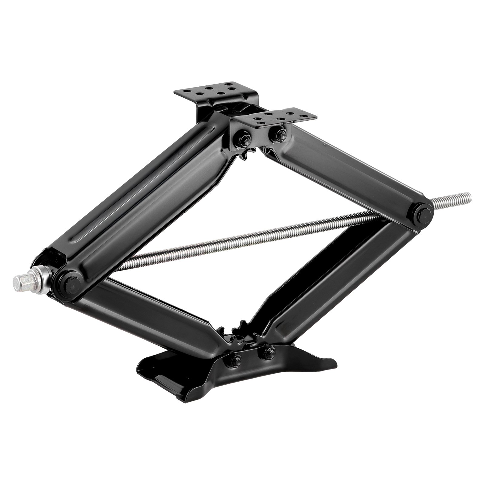 9000 Lbs RV Scissor Jacks, 4-23.4 In RV Stabilizer Leveling Scissor Jacks, Set Of 4, Heavy Duty Stabilizer Jack With Crank Handle, Socket And Bubble Levels, Not Easily Bent Or Deformed