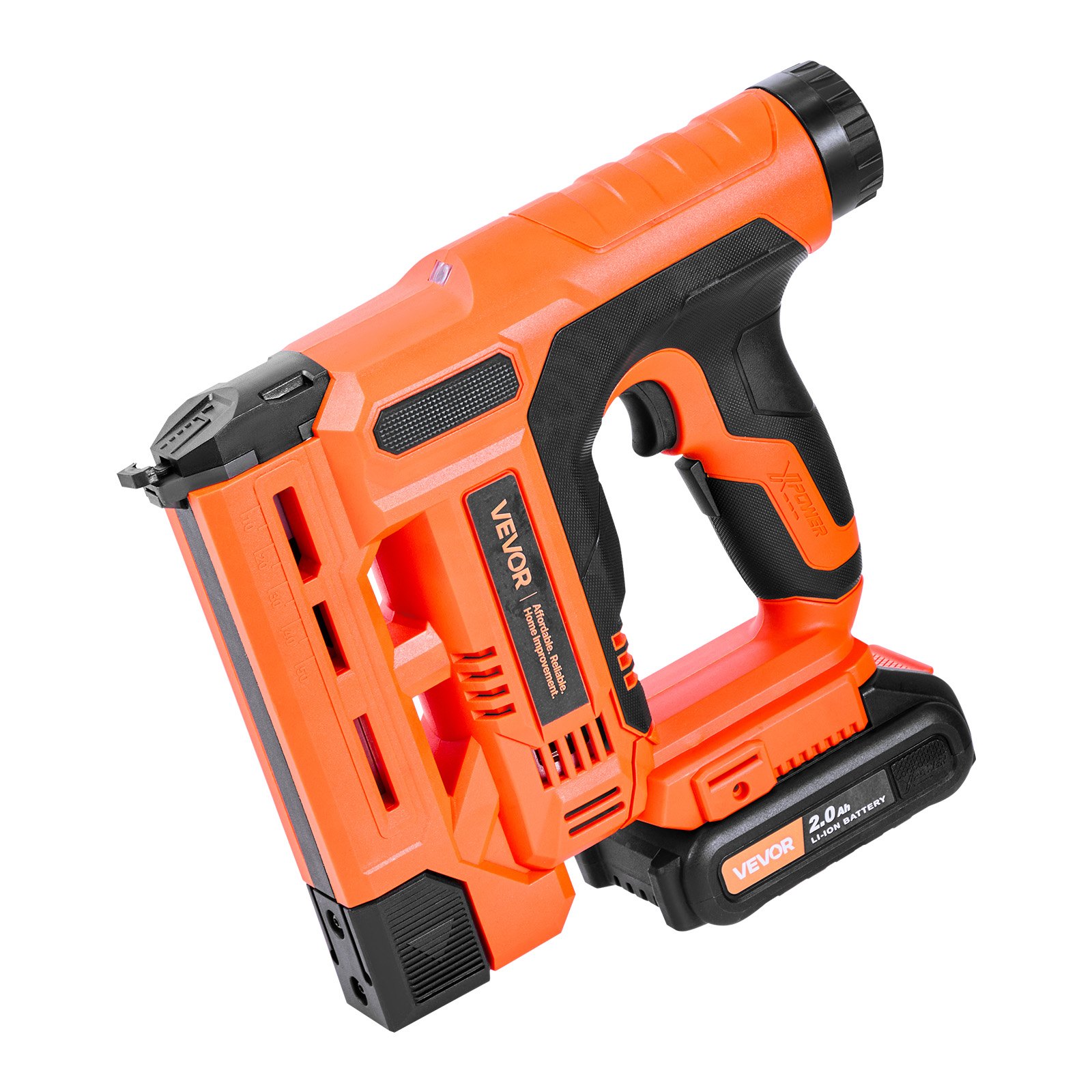 Cordless Brad Nailer, 2-in-1 Nail Gun Staple Gun, 18 Gauge 1-1/4 Inch, Includes 500 Pcs Staples And 500 Pcs Nails, With Battery And Charger, Non-Slip Rubber Grip, For Woodworking DIY Projects